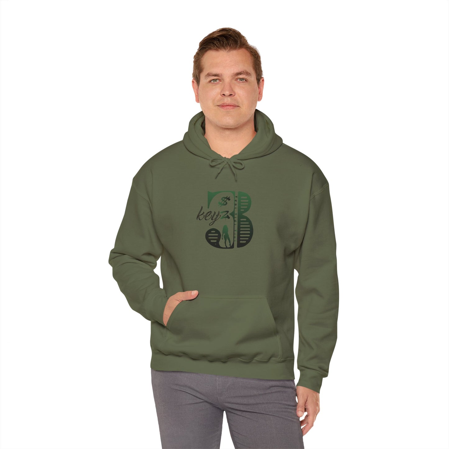 3Keyz Original Drip Unisex hoodie Green/Black