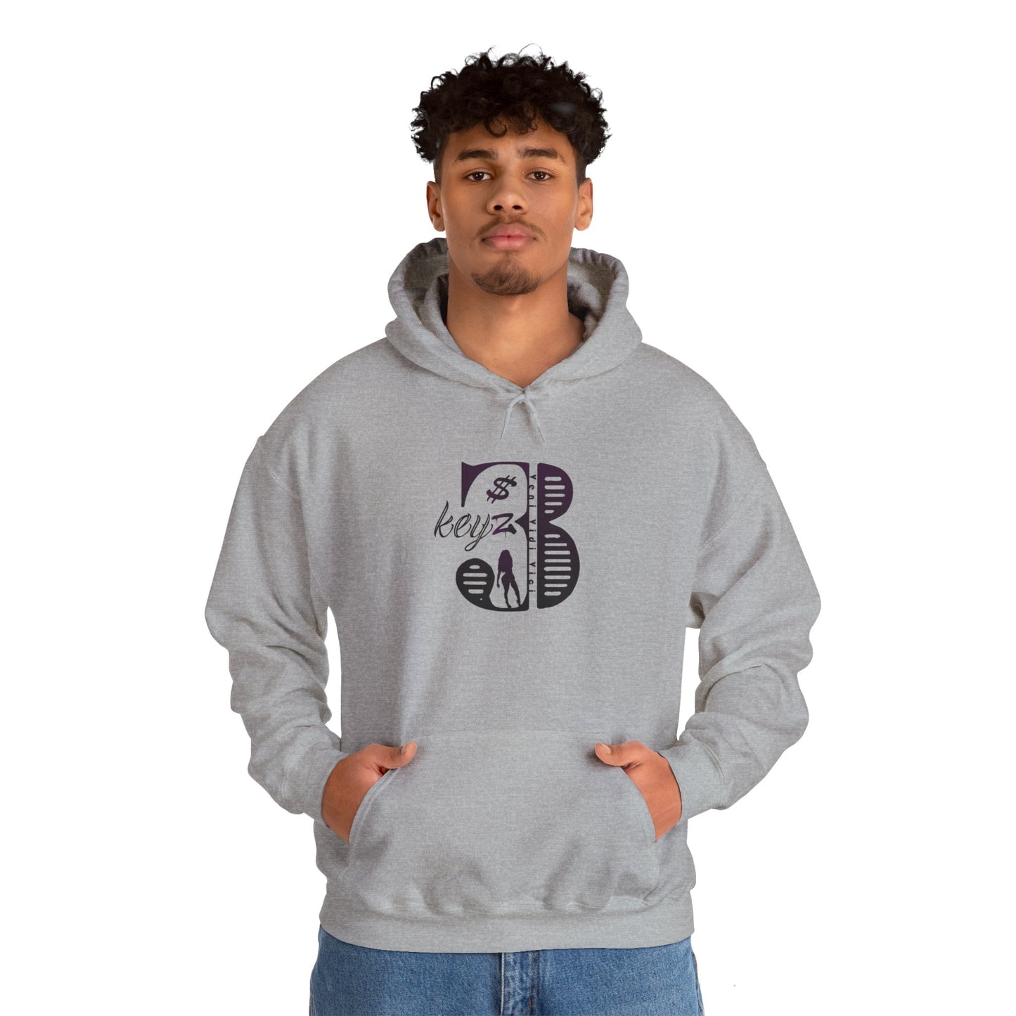 3Keyz Original Drip Unisex hoodie in Purple/Black