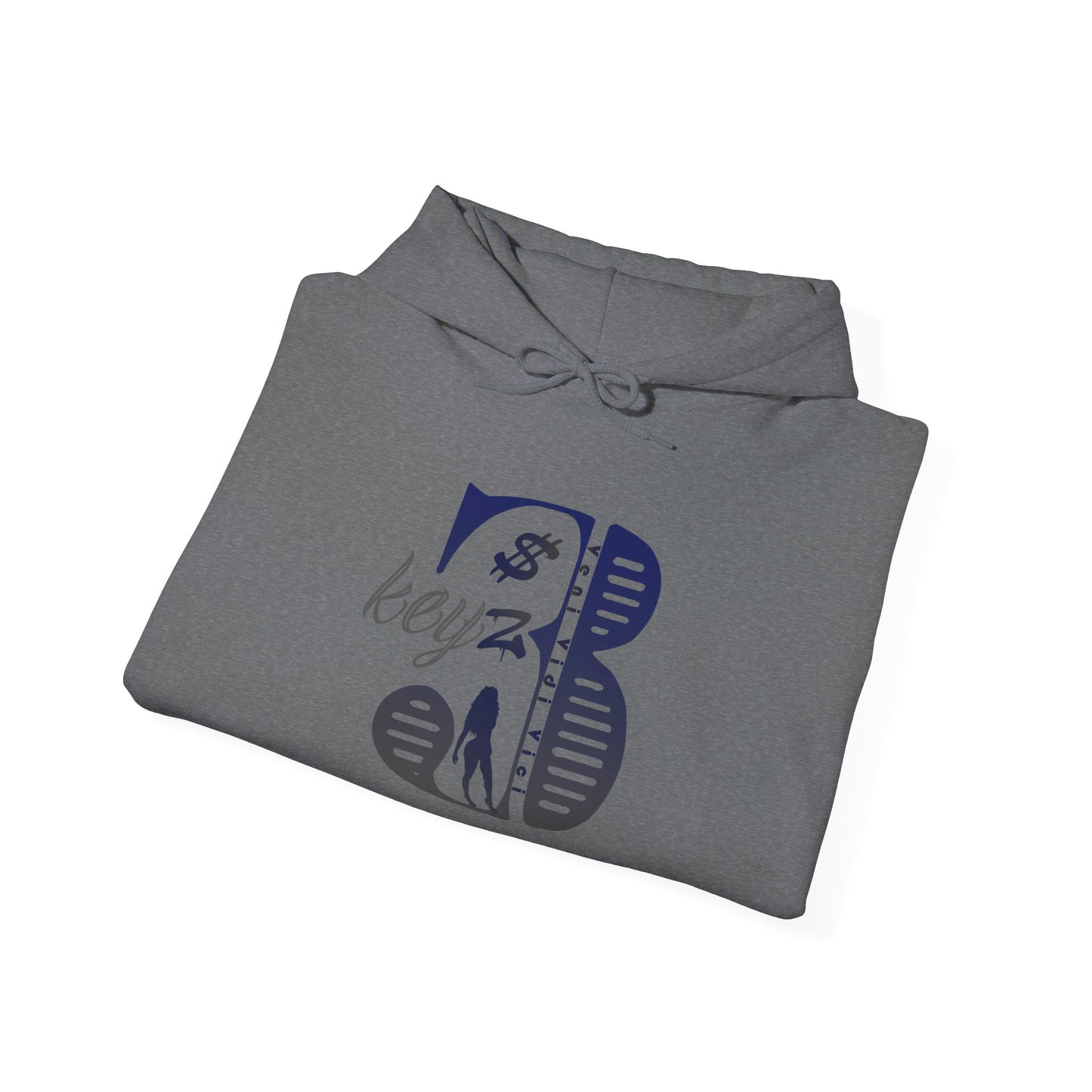 3keyz Original Drip Unisex Hoodie Blue/Grey