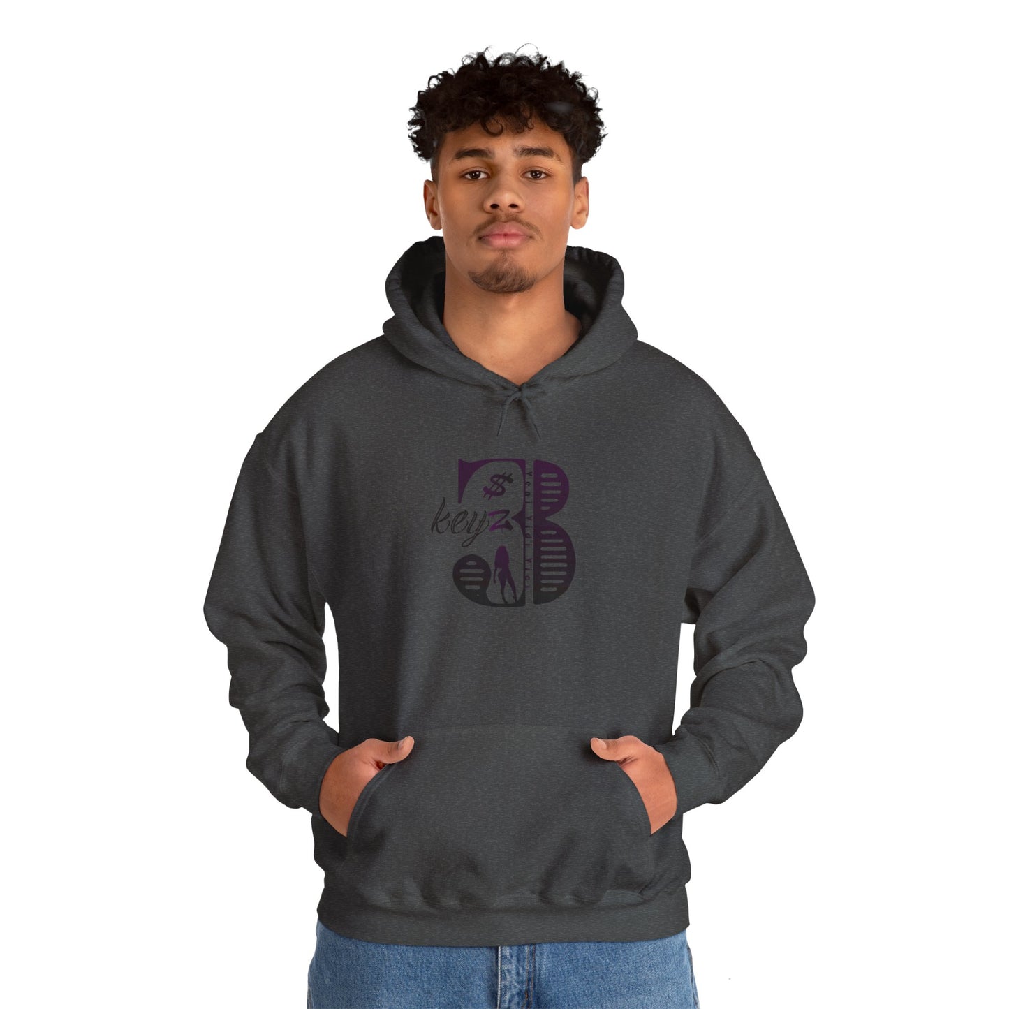 3Keyz Original Drip Unisex hoodie in Purple/Black