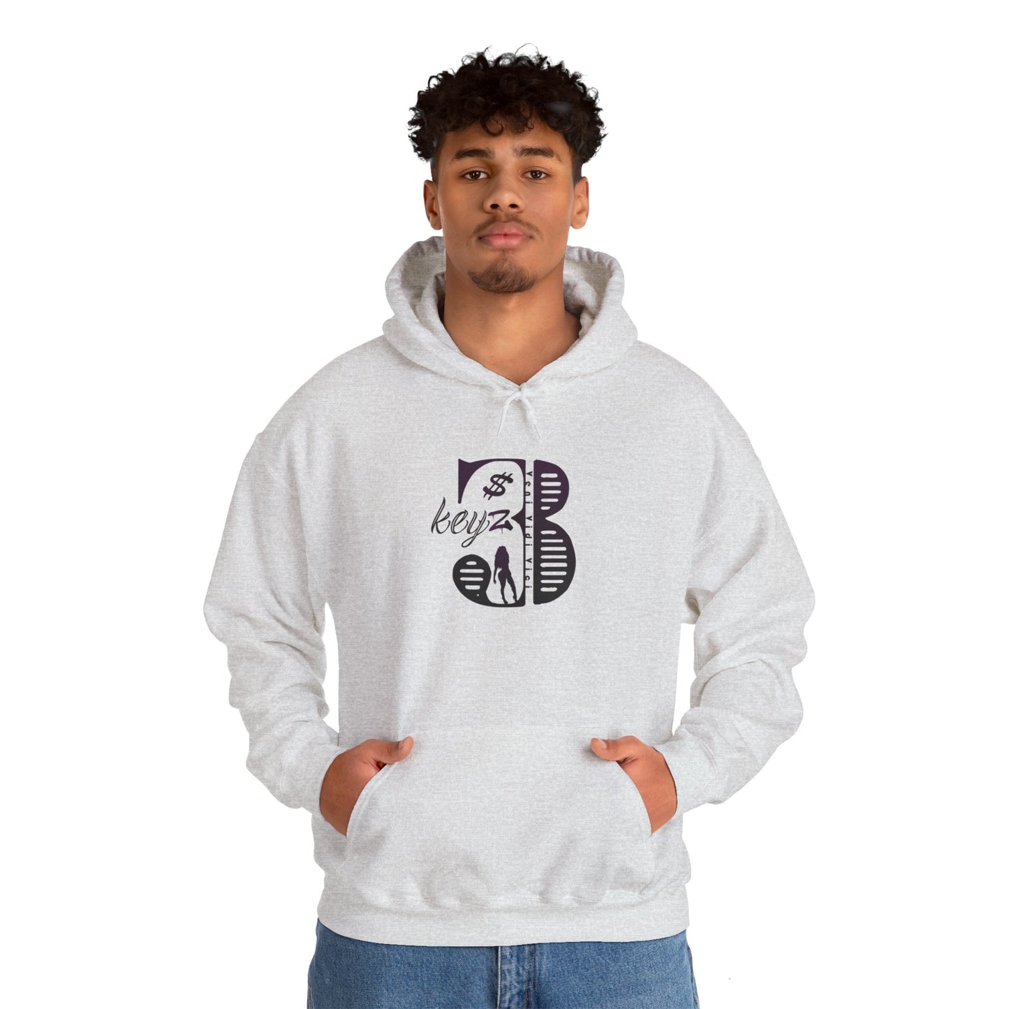3Keyz Original Drip Unisex hoodie in Purple/Black