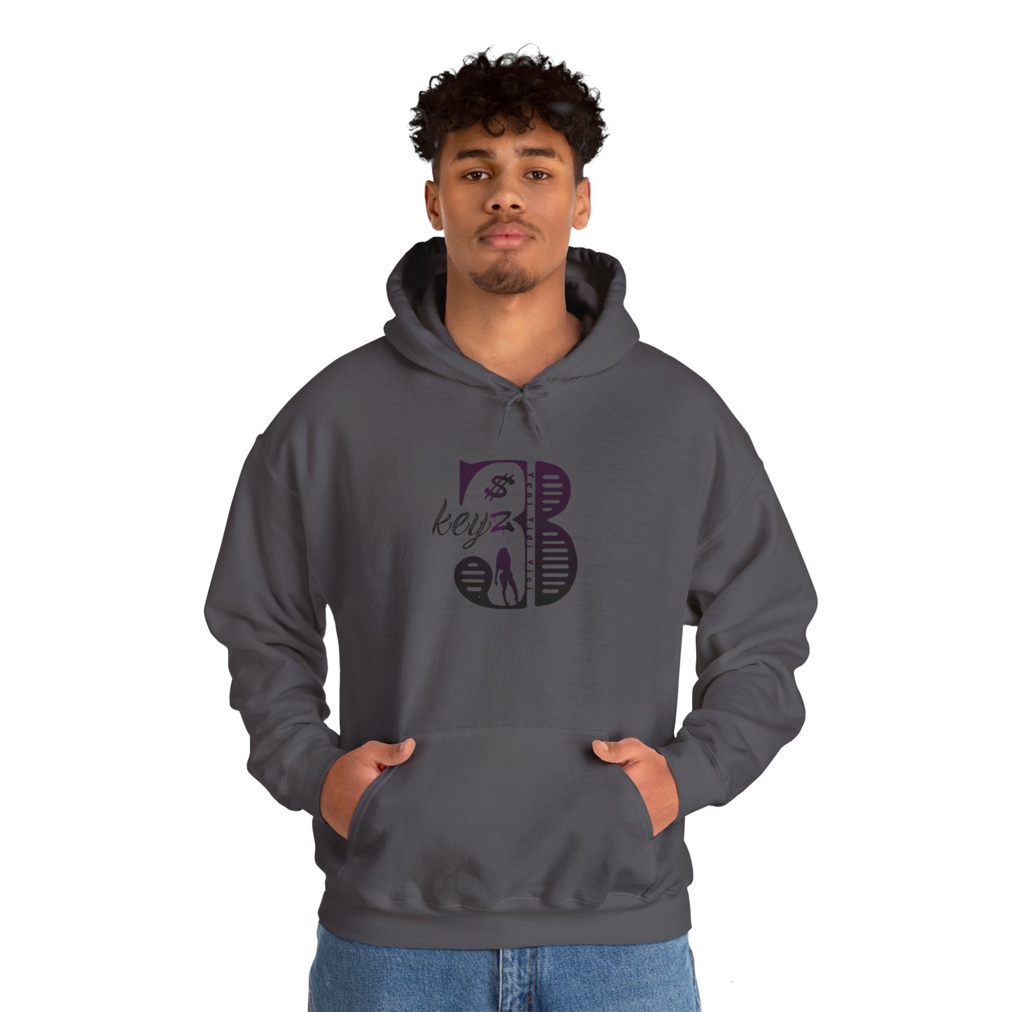 3Keyz Original Drip Unisex hoodie in Purple/Black