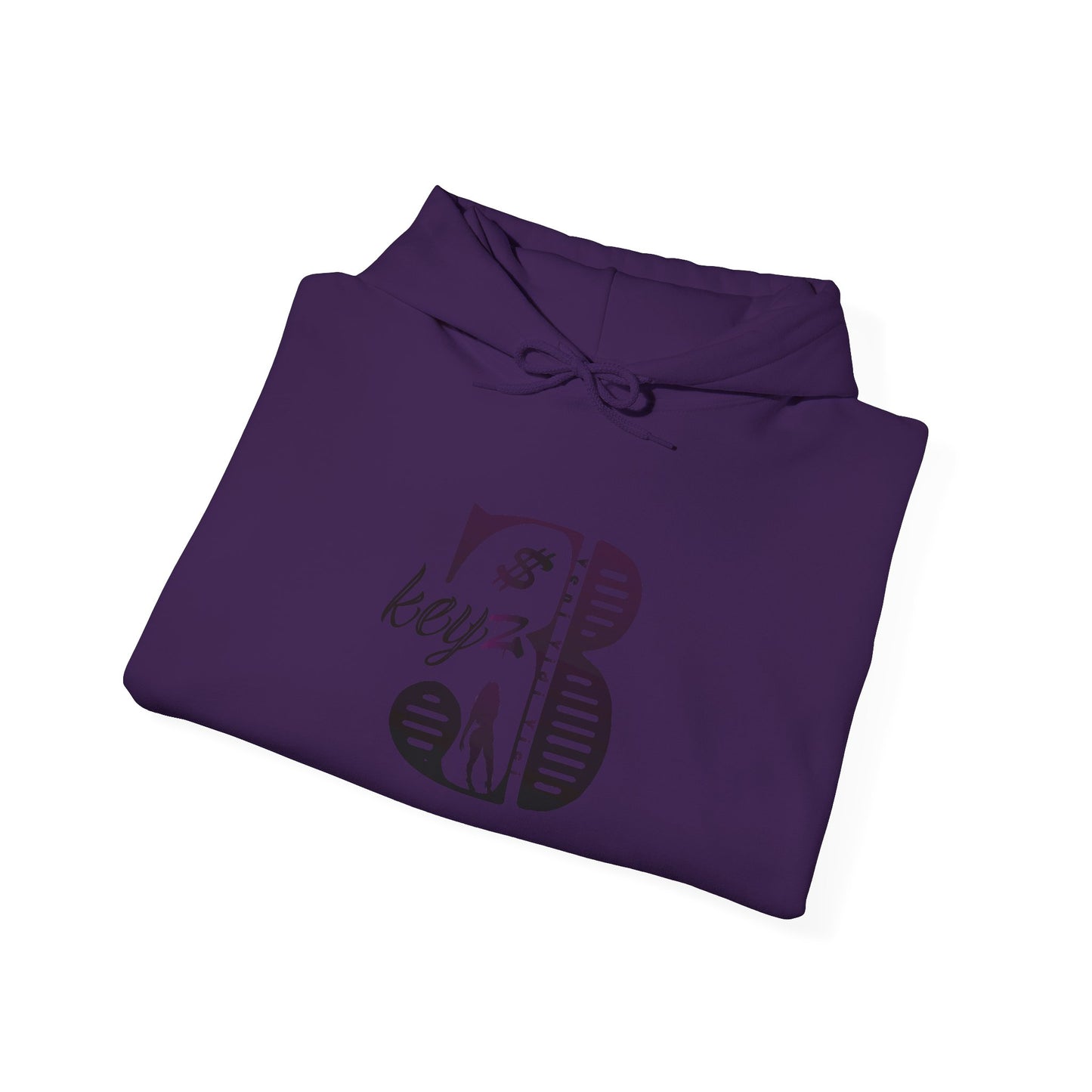 3Keyz Original Drip Unisex hoodie in Purple/Black