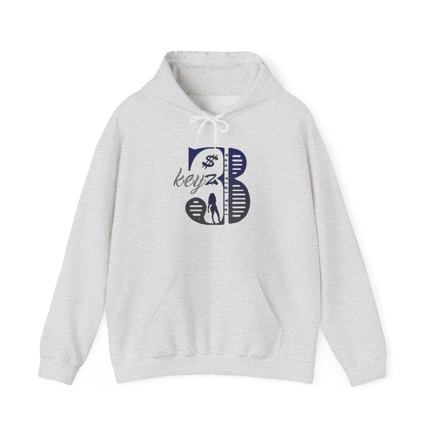 3keyz Original Drip Unisex Hoodie Blue/Grey