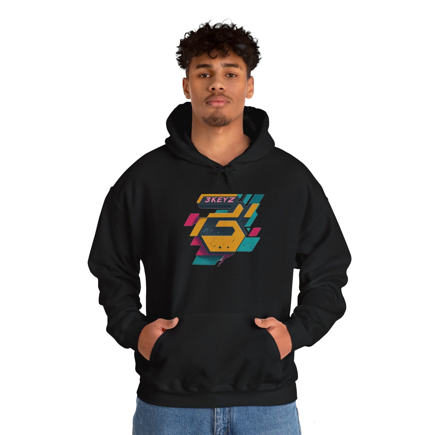 3keyz Big 3 Paint Splatter2 Hoodie