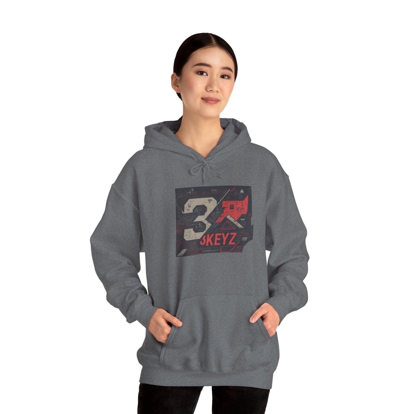 3keyz Big 3 Abstract Hoodie