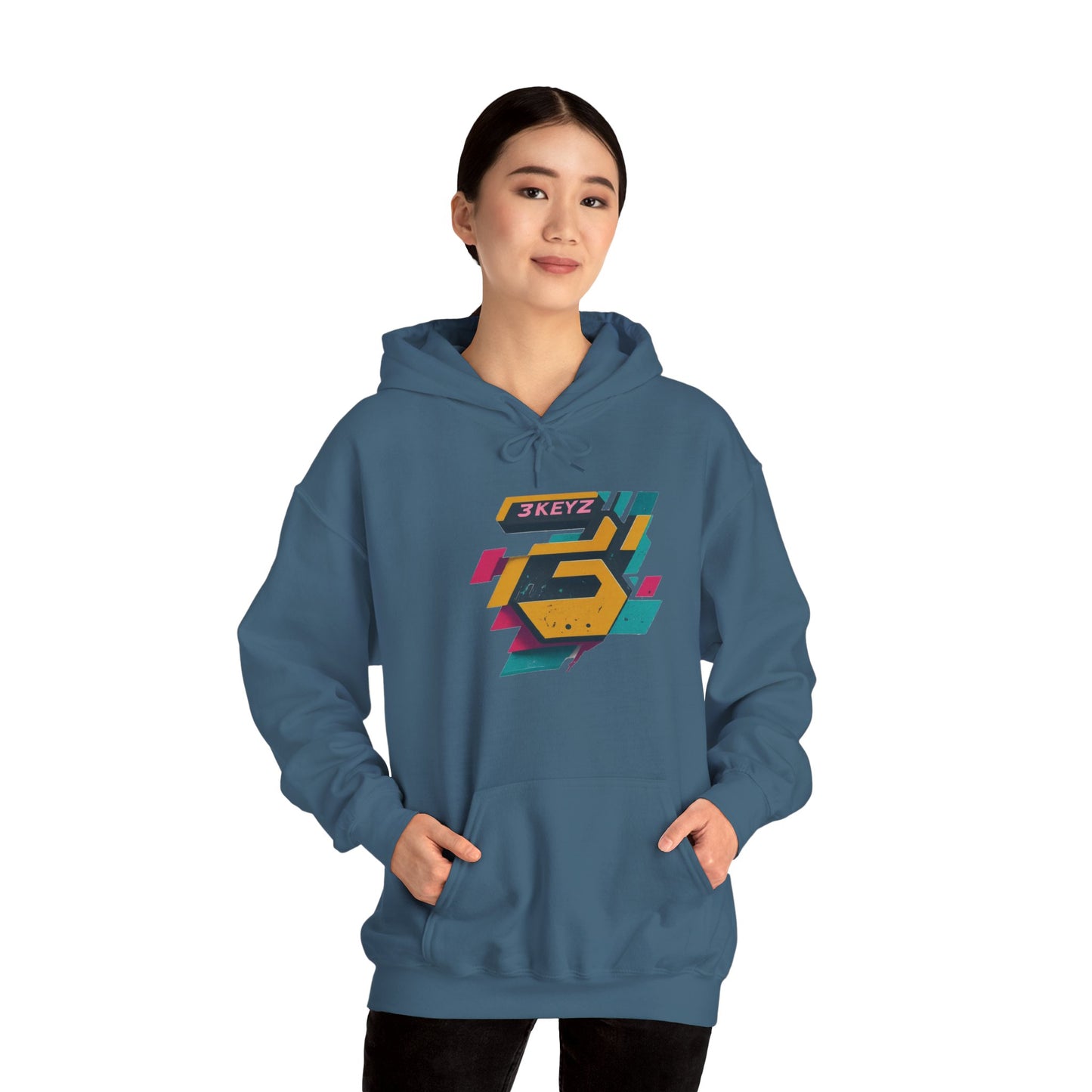 3keyz Big 3 Paint Splatter2 Hoodie