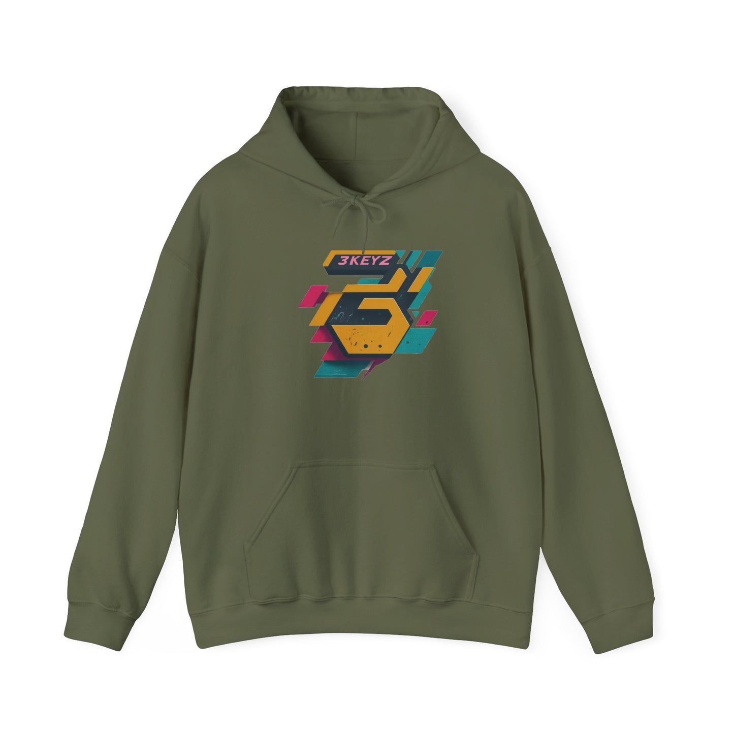 3keyz Big 3 Paint Splatter2 Hoodie