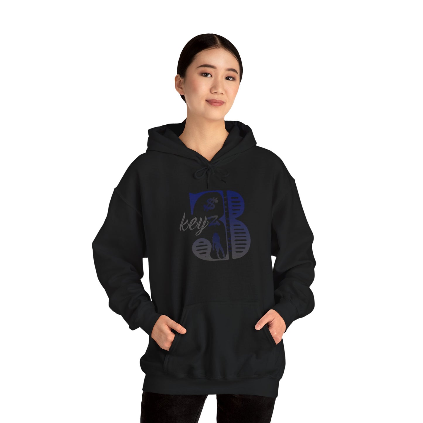 3keyz Original Drip Unisex Hoodie Blue/Grey
