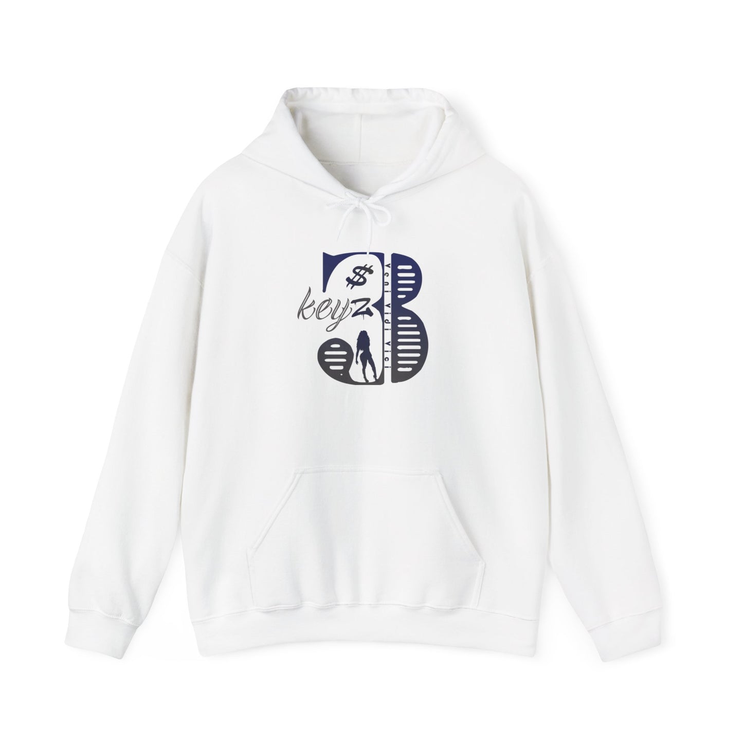 3keyz Original Drip Unisex Hoodie Blue/Grey