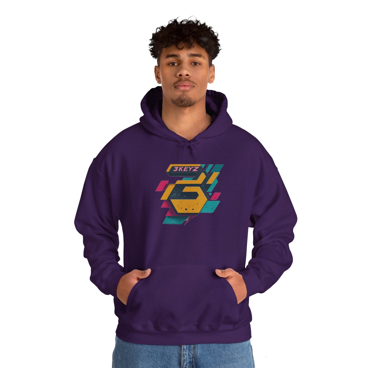 3keyz Big 3 Paint Splatter2 Hoodie