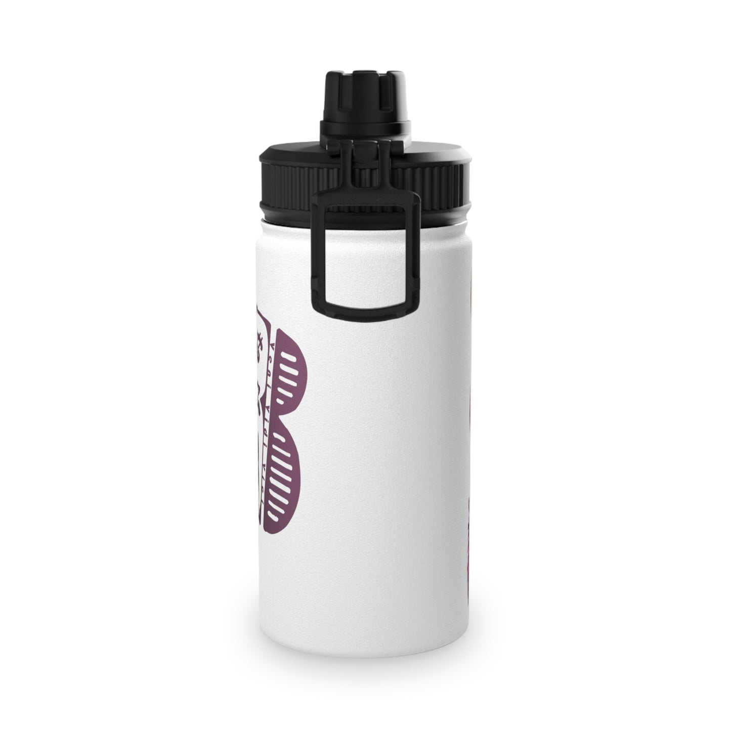 3keyz Cool Bear Pink Stainless Steel Water Bottle with Sports Lid