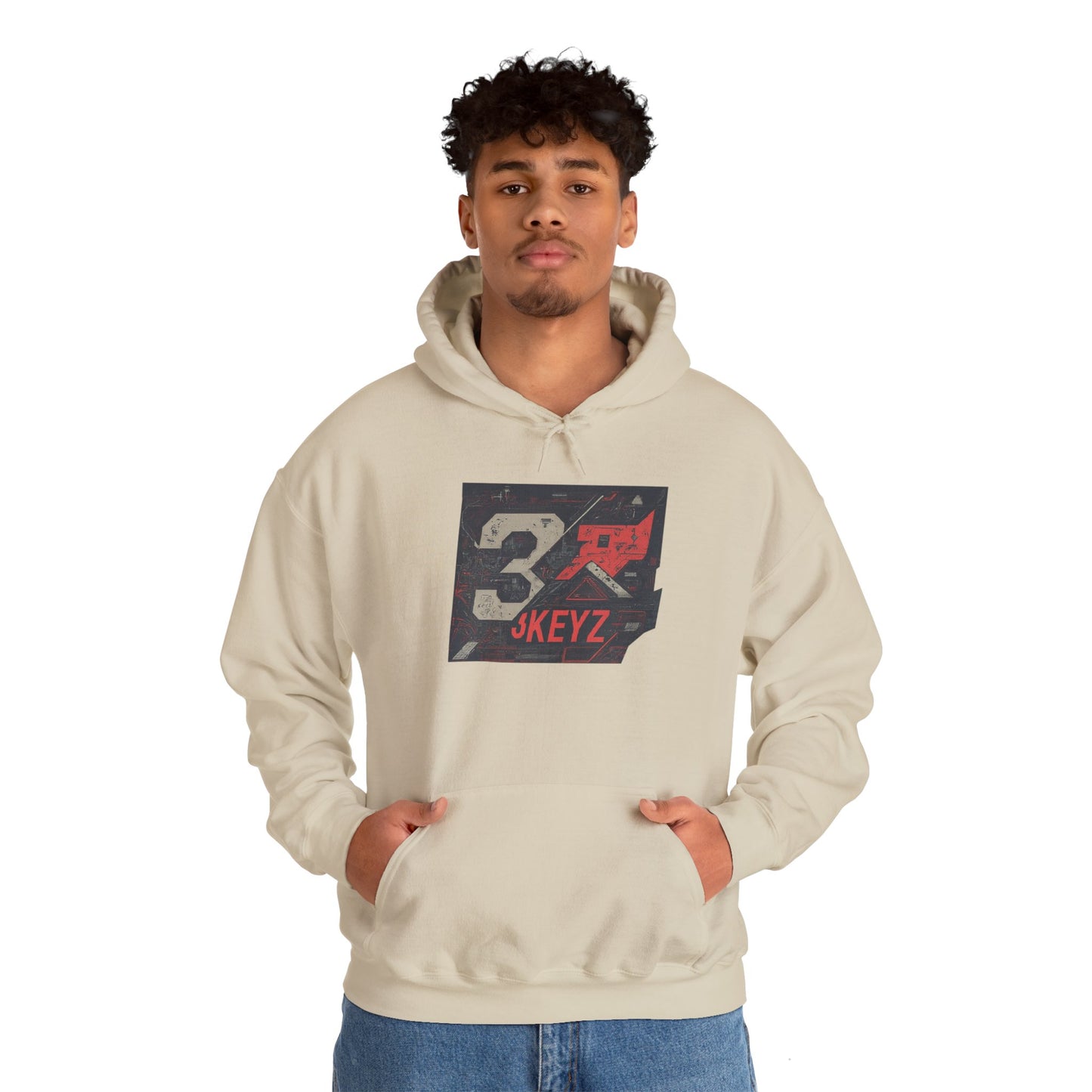 3keyz Big 3 Abstract Hoodie