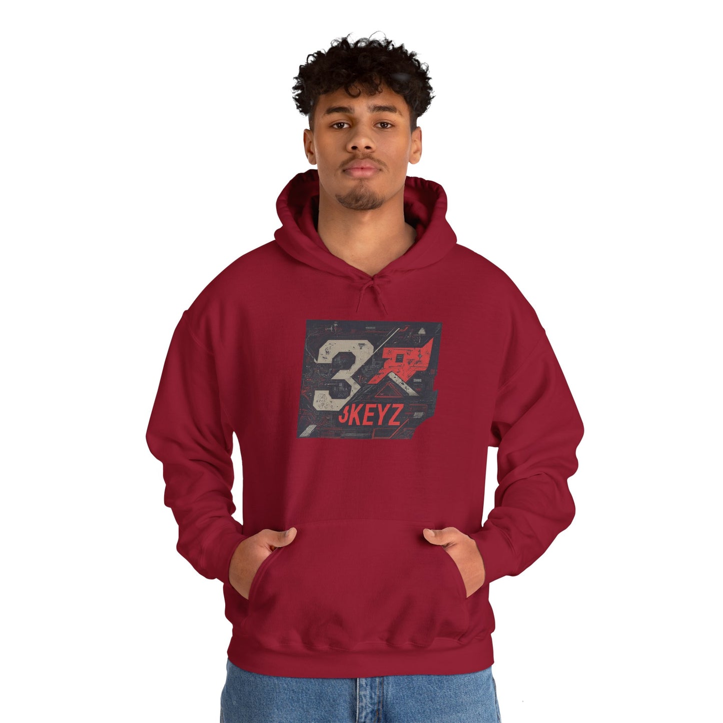 3keyz Big 3 Abstract Hoodie