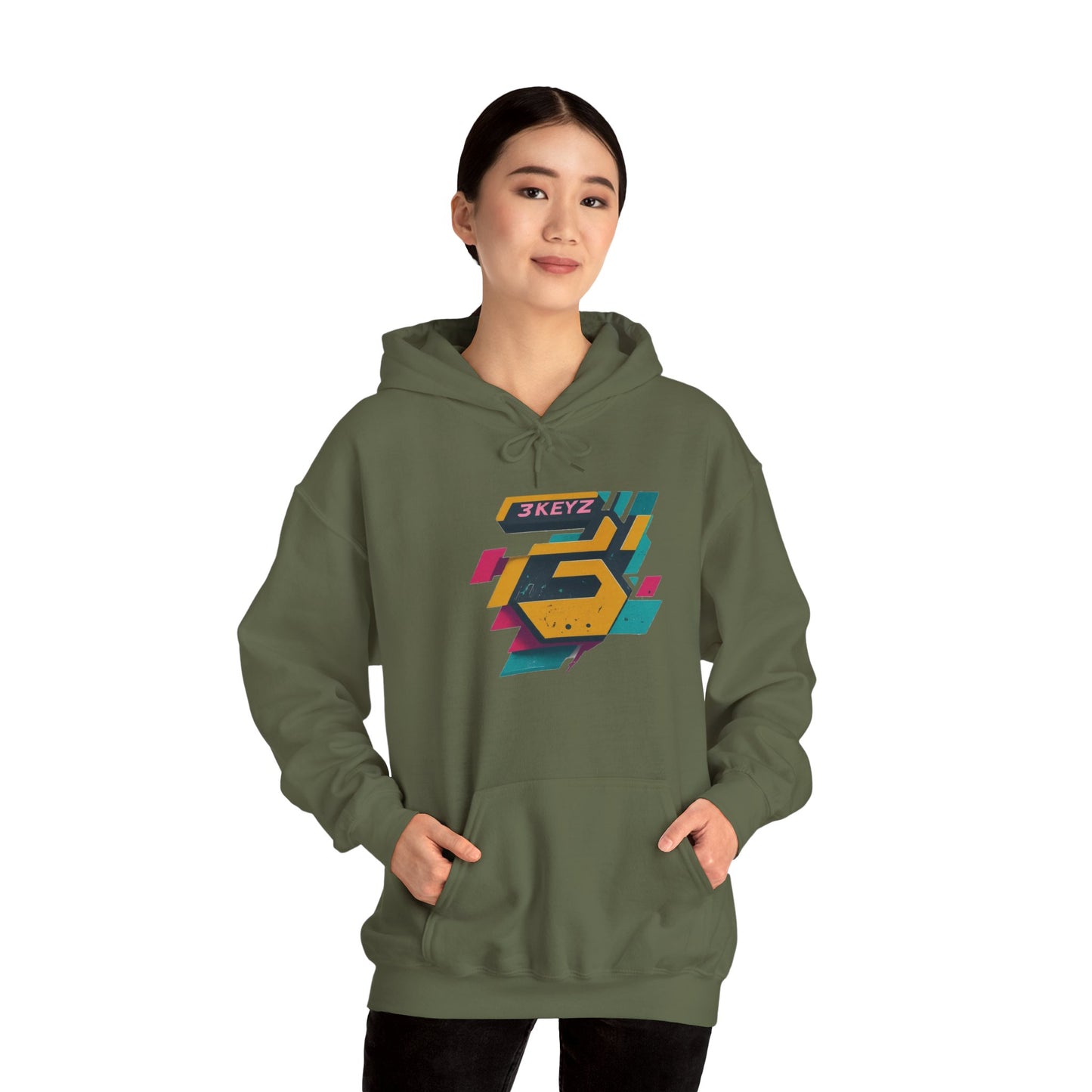 3keyz Big 3 Paint Splatter2 Hoodie