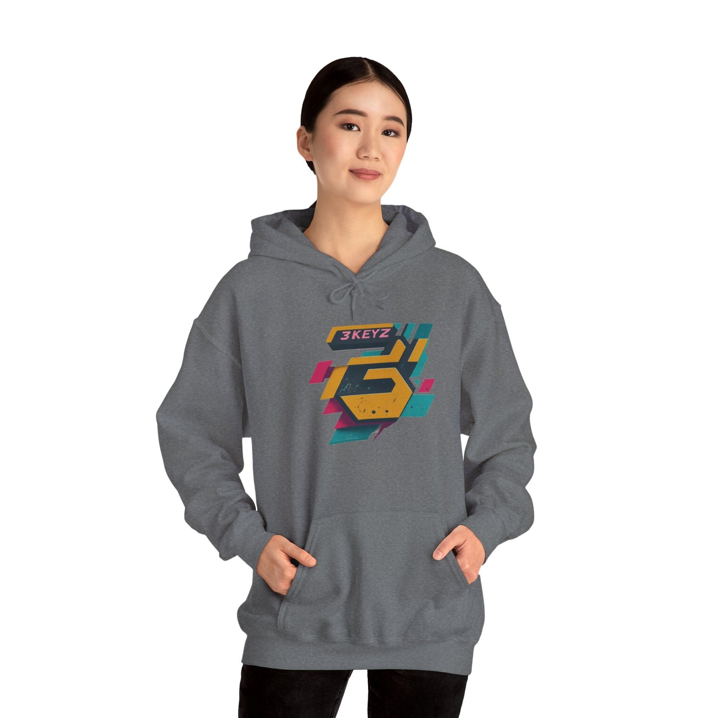 3keyz Big 3 Paint Splatter2 Hoodie