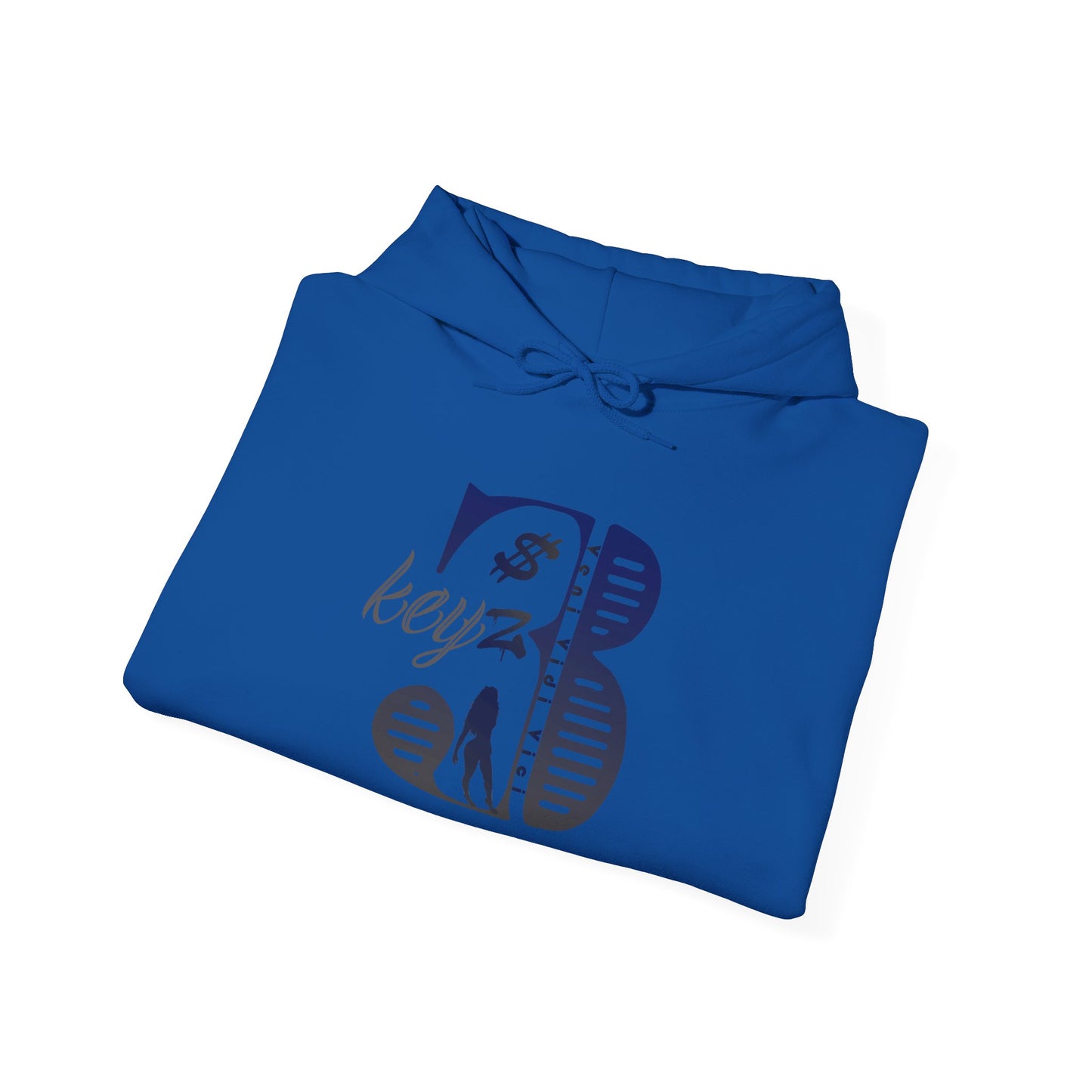 3keyz Original Drip Unisex Hoodie Blue/Grey