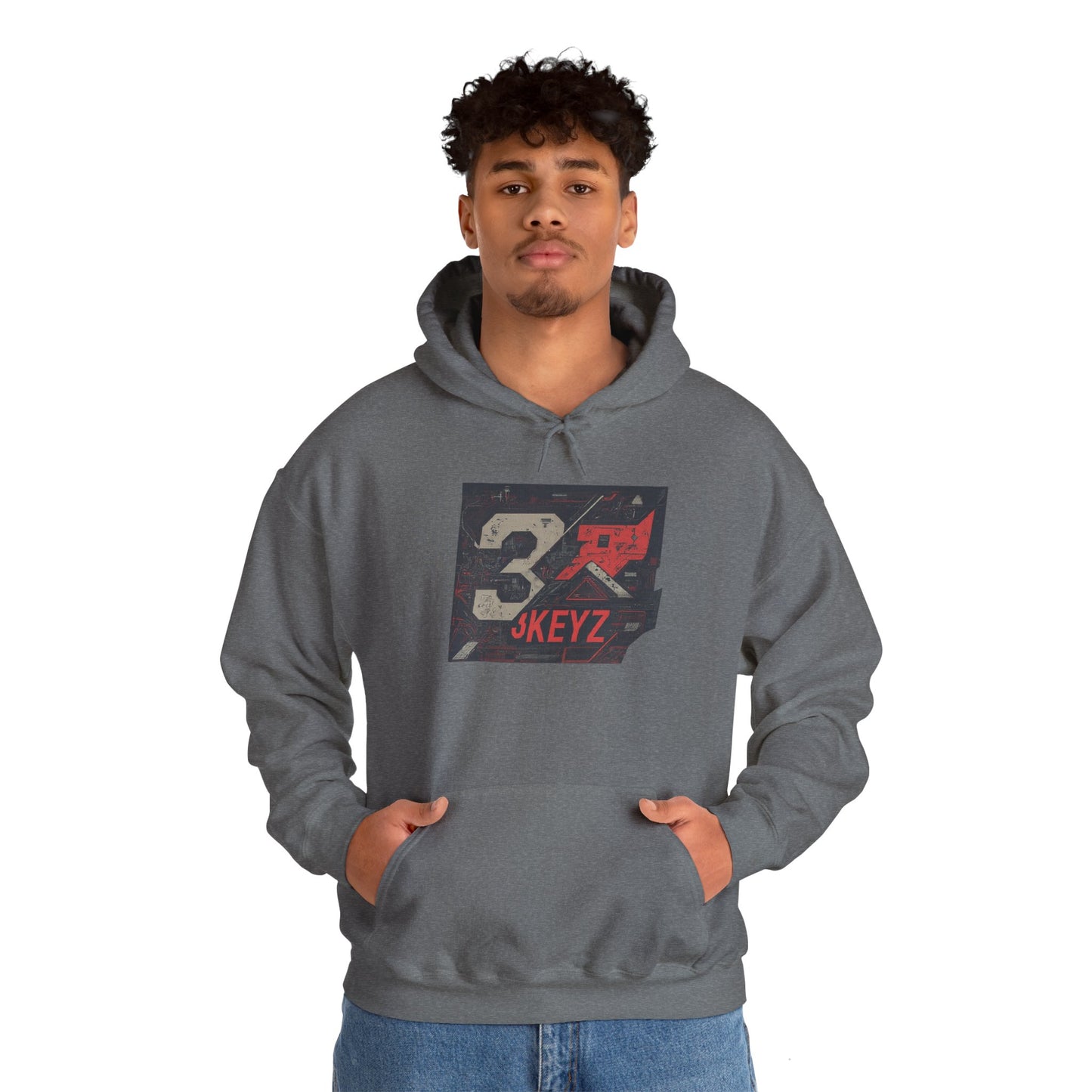 3keyz Big 3 Abstract Hoodie