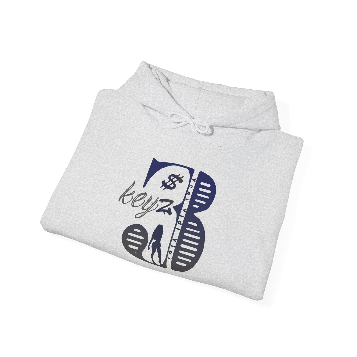 3keyz Original Drip Unisex Hoodie Blue/Grey