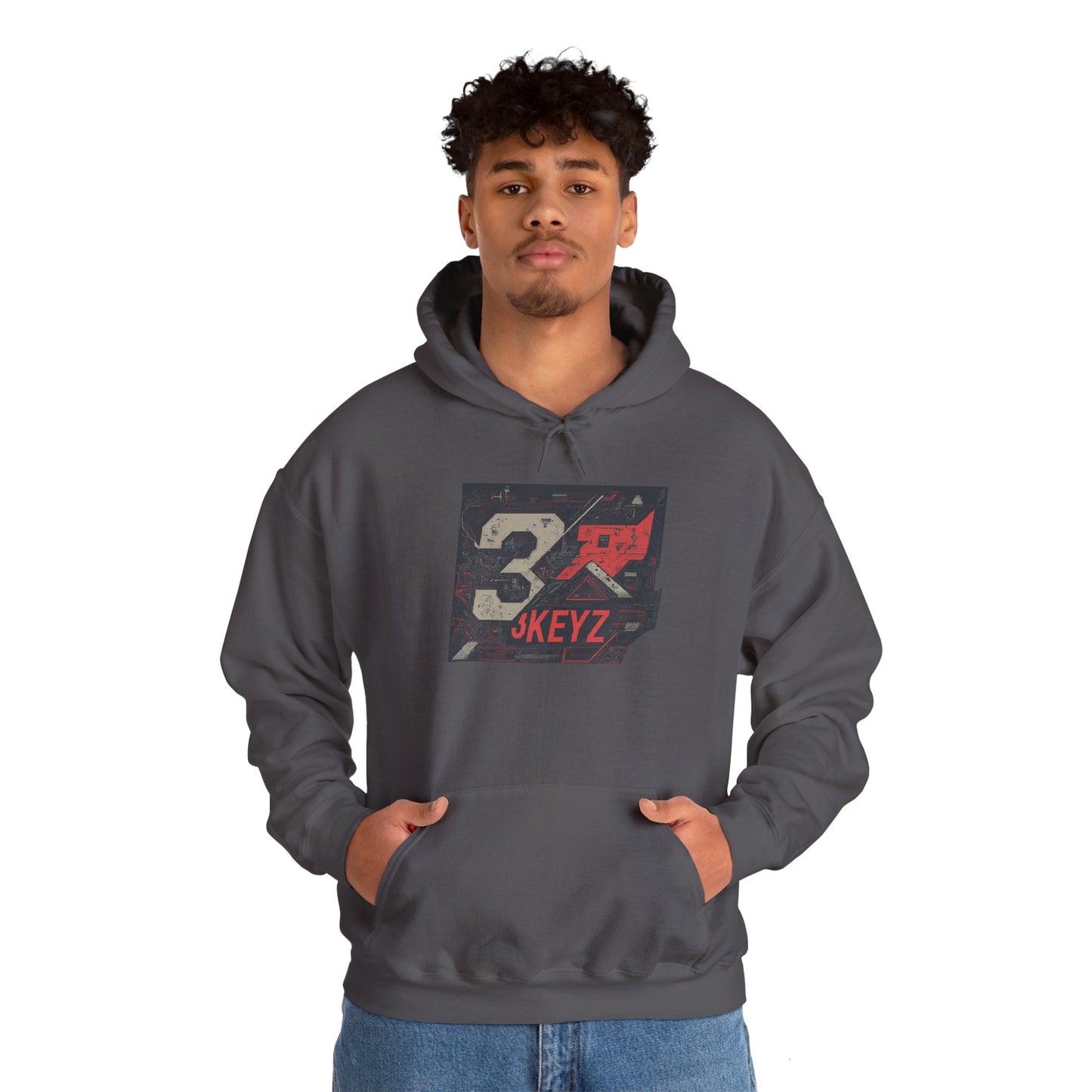 3keyz Big 3 Abstract Hoodie
