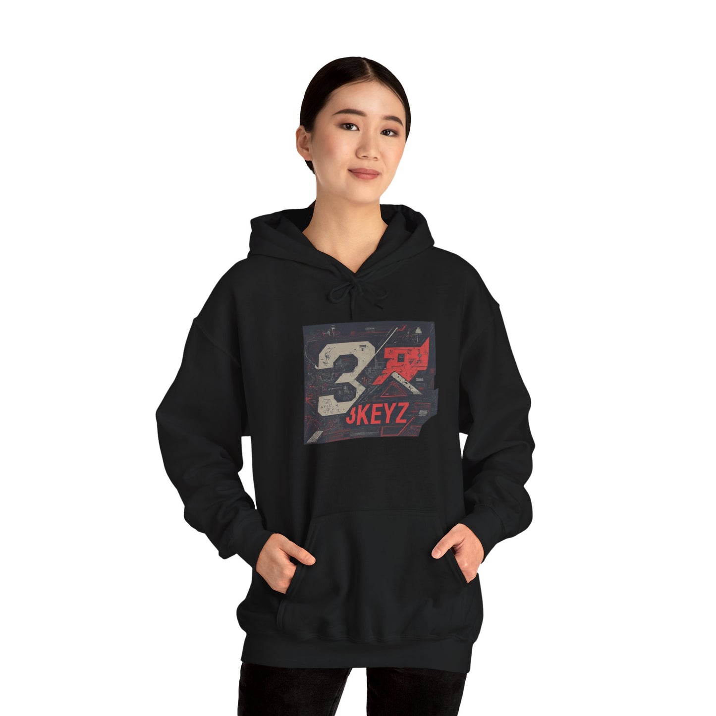 3keyz Big 3 Abstract Hoodie