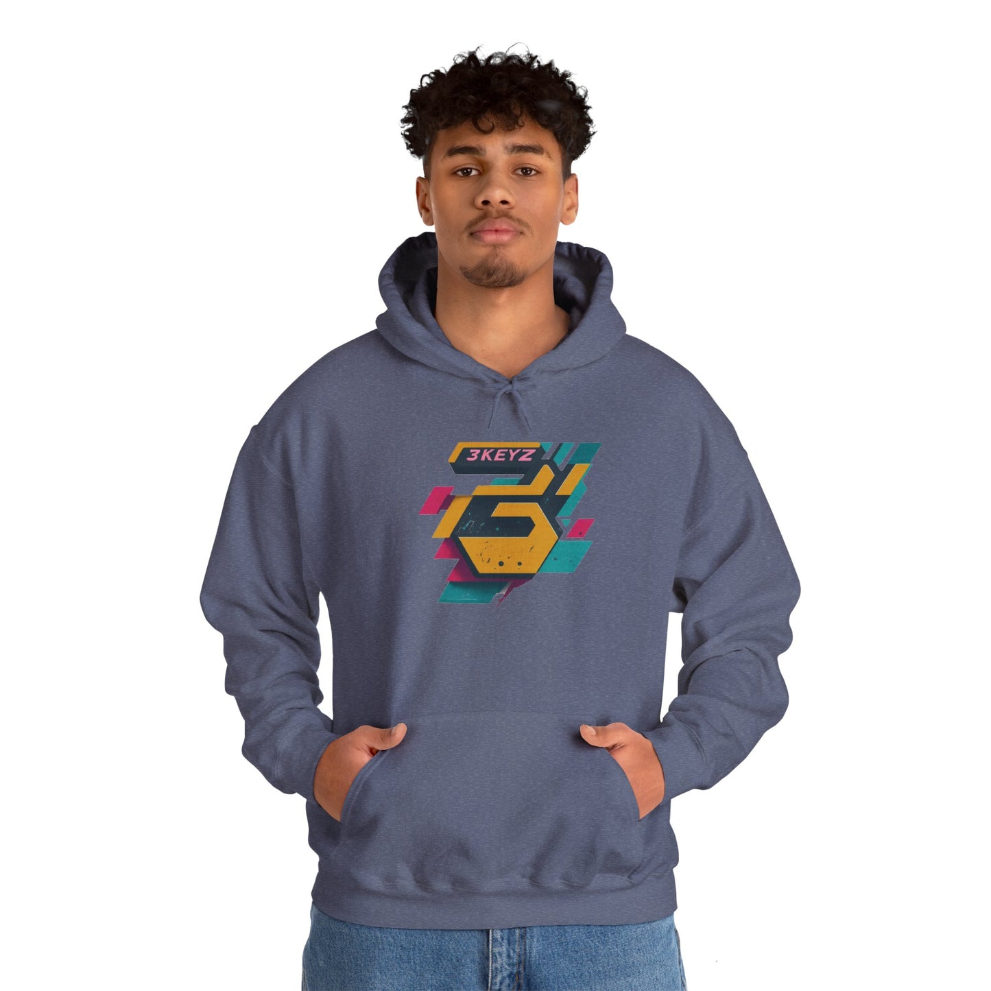 3keyz Big 3 Paint Splatter2 Hoodie