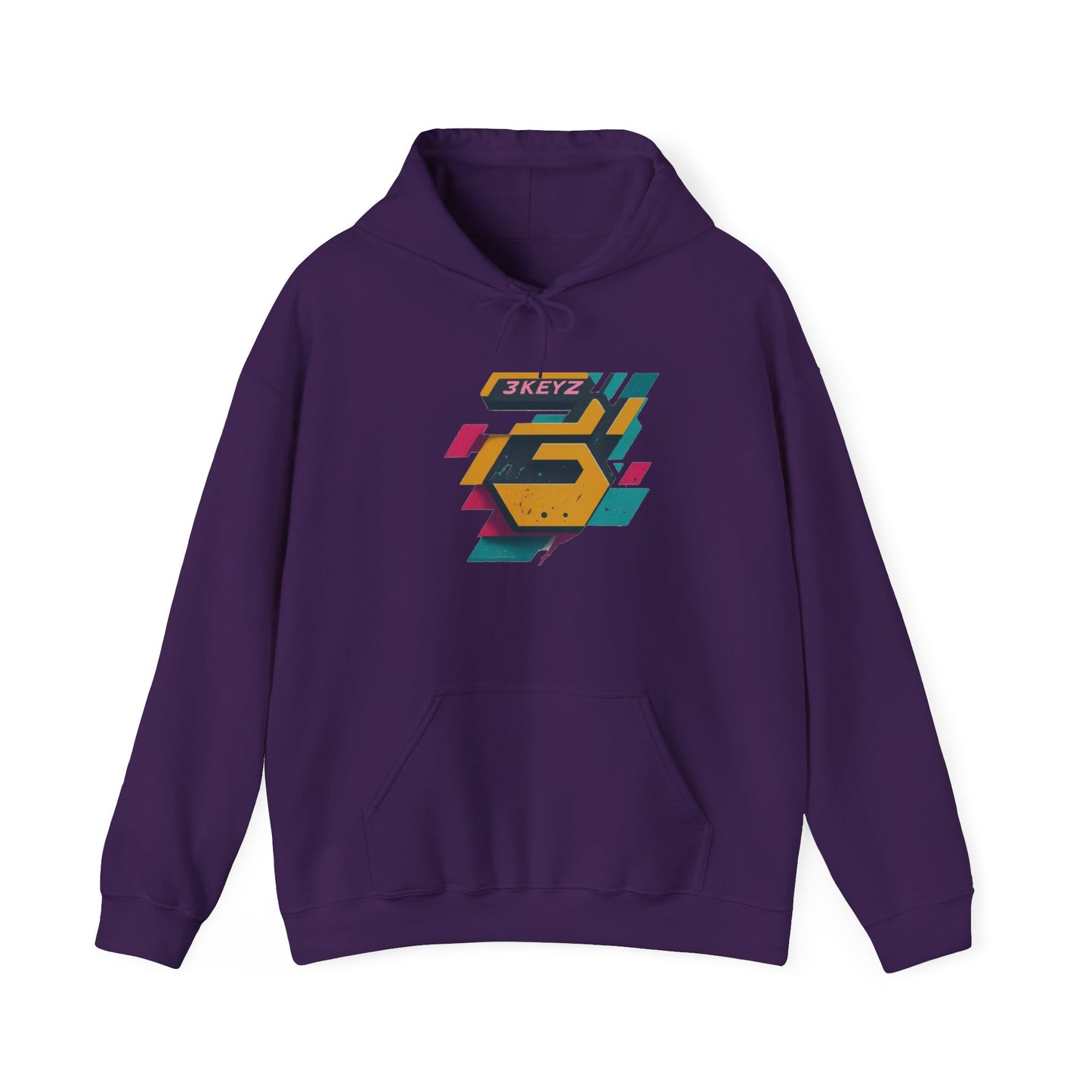 3keyz Big 3 Paint Splatter2 Hoodie