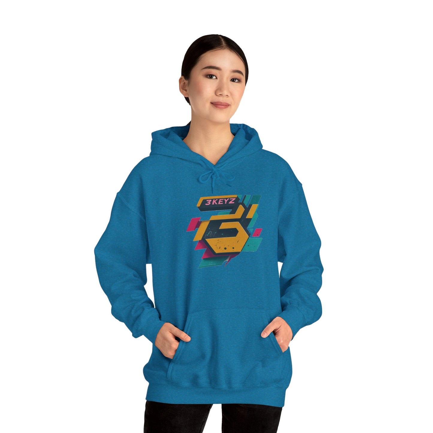 3keyz Big 3 Paint Splatter2 Hoodie