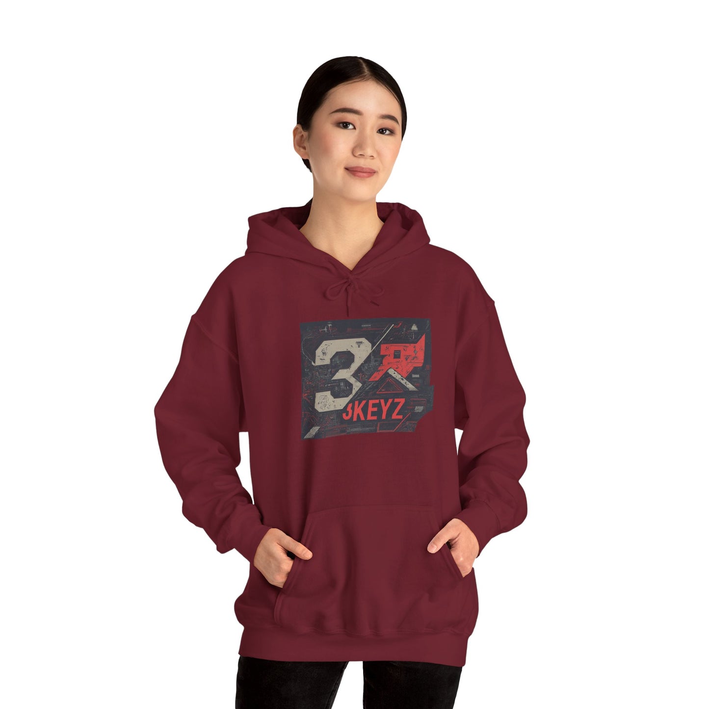 3keyz Big 3 Abstract Hoodie