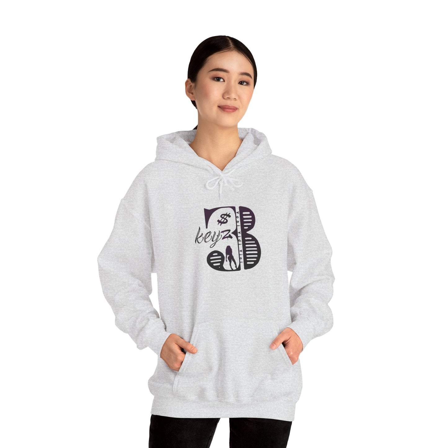 3Keyz Original Drip Unisex hoodie in Purple/Black