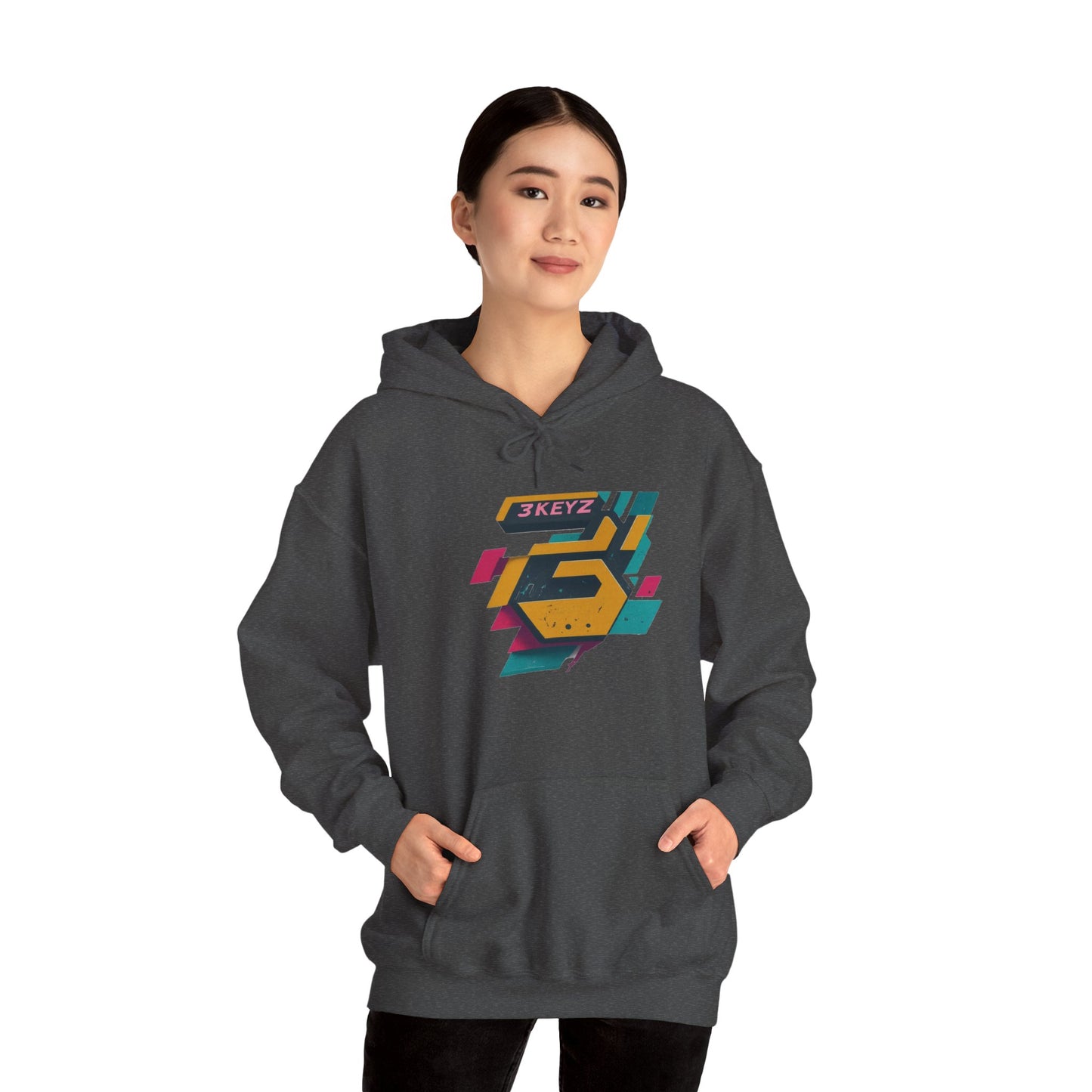 3keyz Big 3 Paint Splatter2 Hoodie