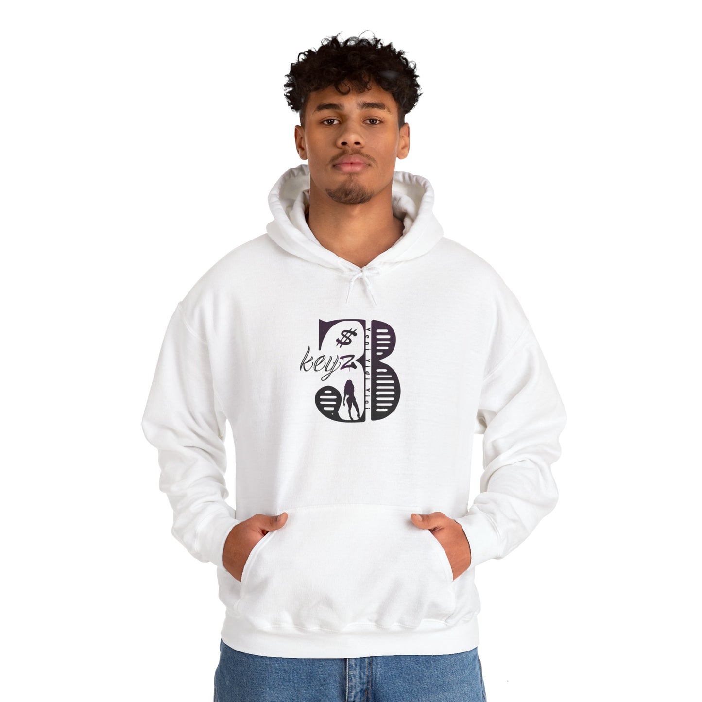 3Keyz Original Drip Unisex hoodie in Purple/Black