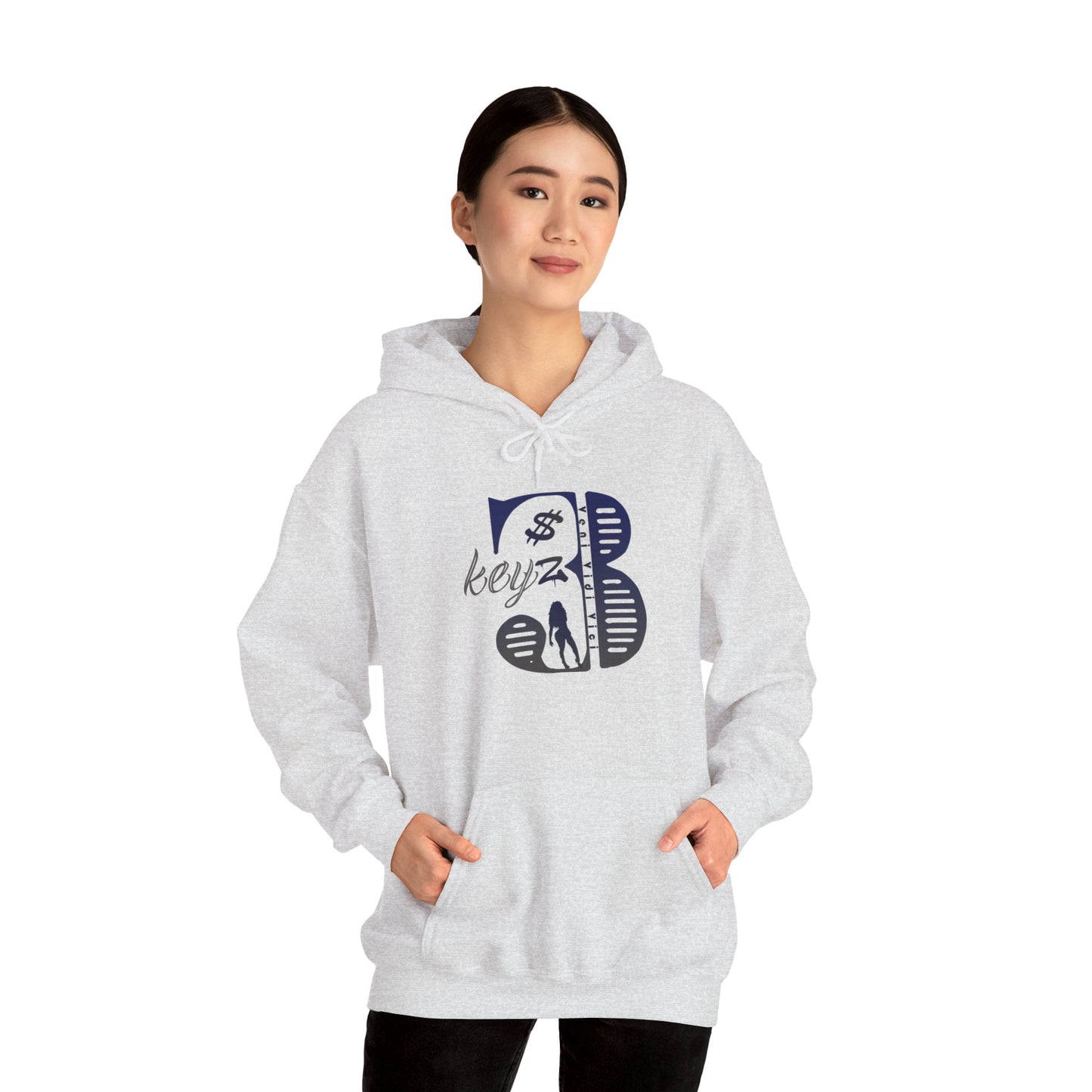 3keyz Original Drip Unisex Hoodie Blue/Grey