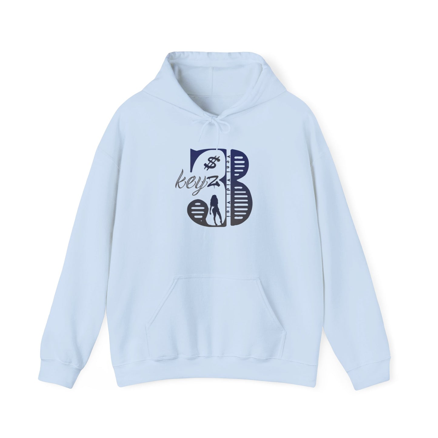 3keyz Original Drip Unisex Hoodie Blue/Grey