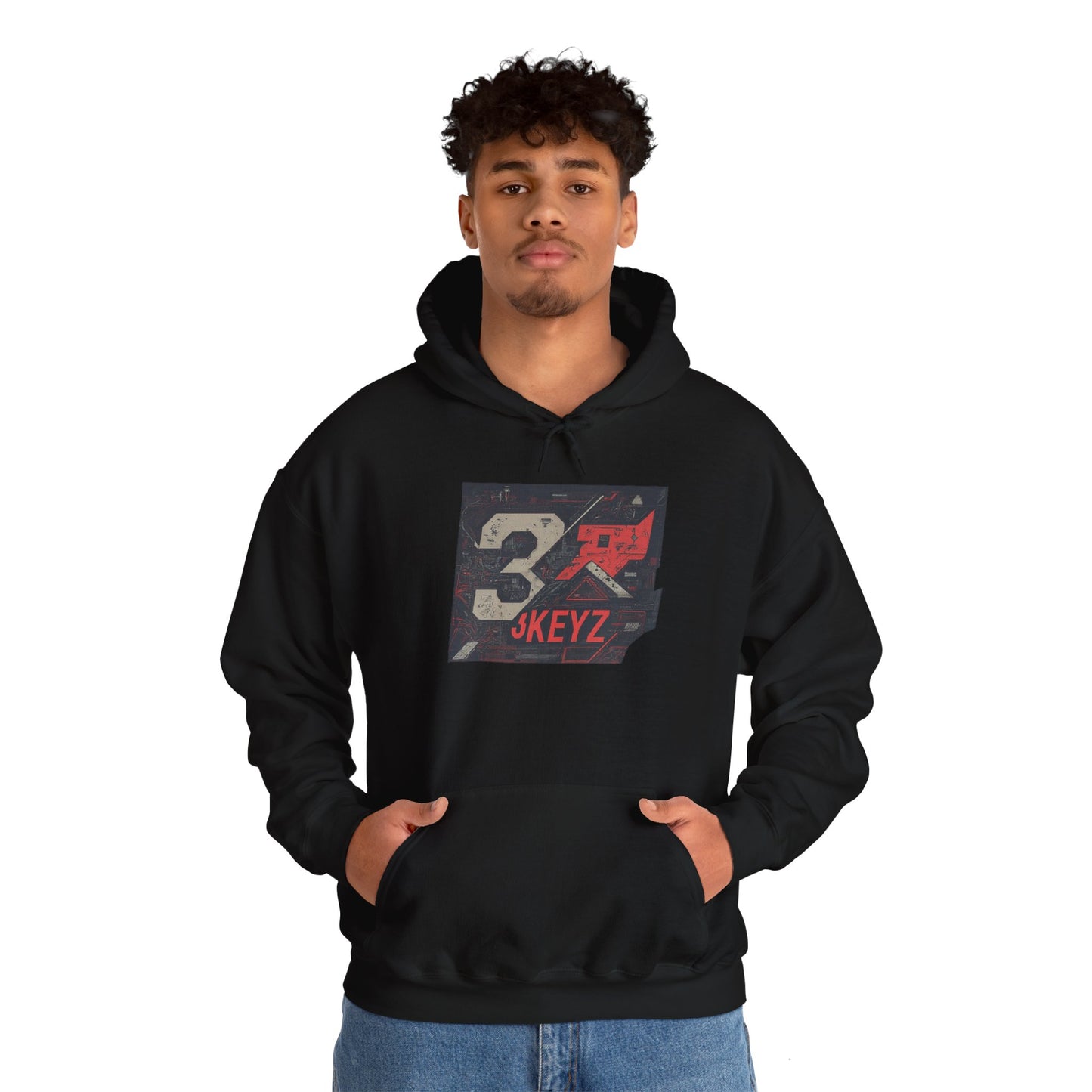3keyz Big 3 Abstract Hoodie