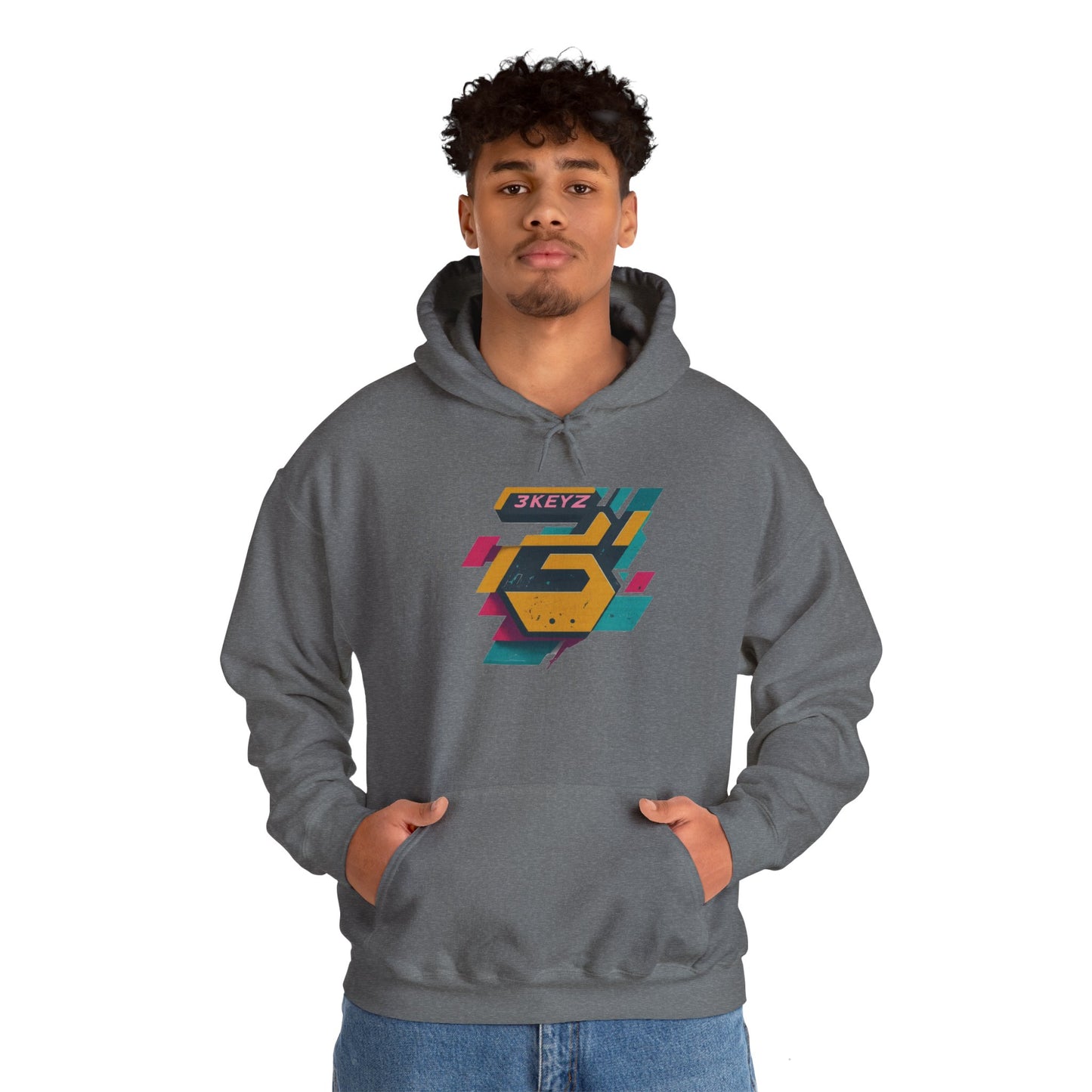 3keyz Big 3 Paint Splatter2 Hoodie