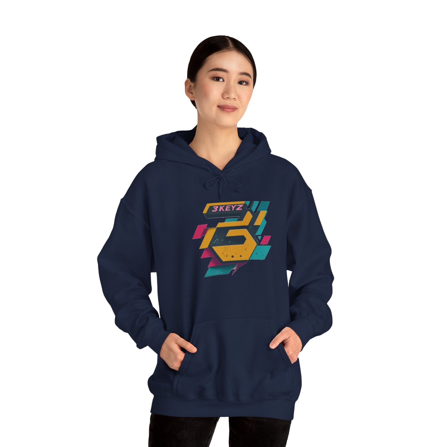 3keyz Big 3 Paint Splatter2 Hoodie