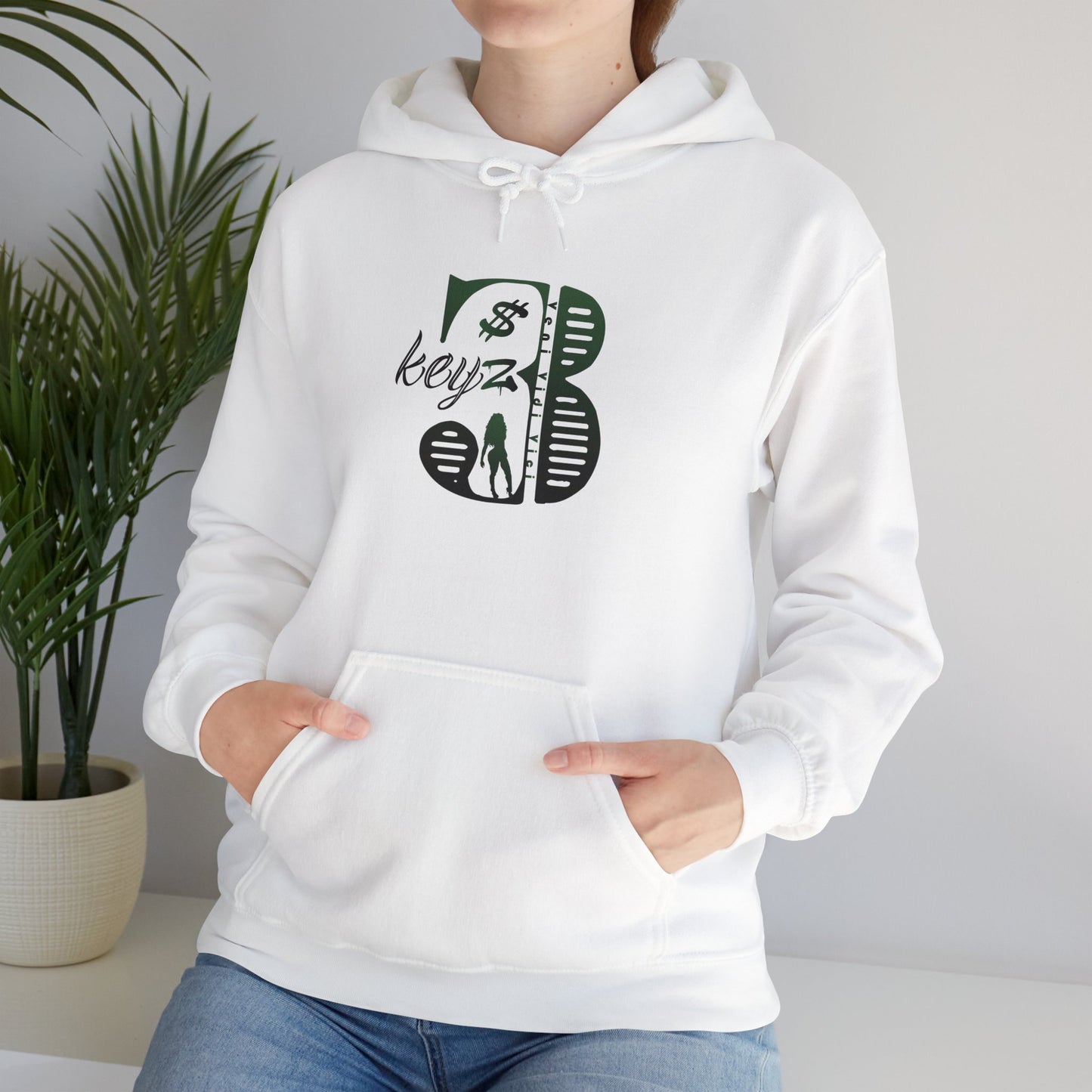 3Keyz Original Drip Unisex hoodie Green/Black