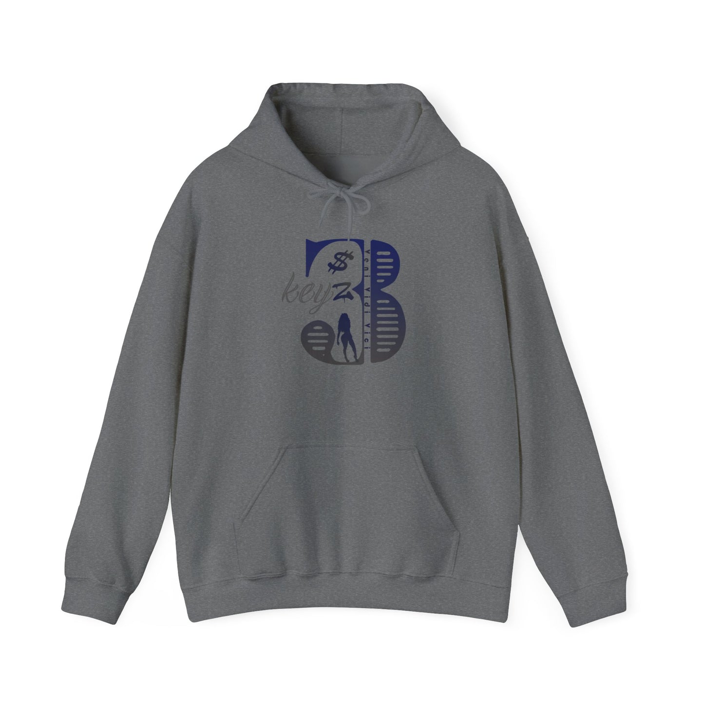 3keyz Original Drip Unisex Hoodie Blue/Grey