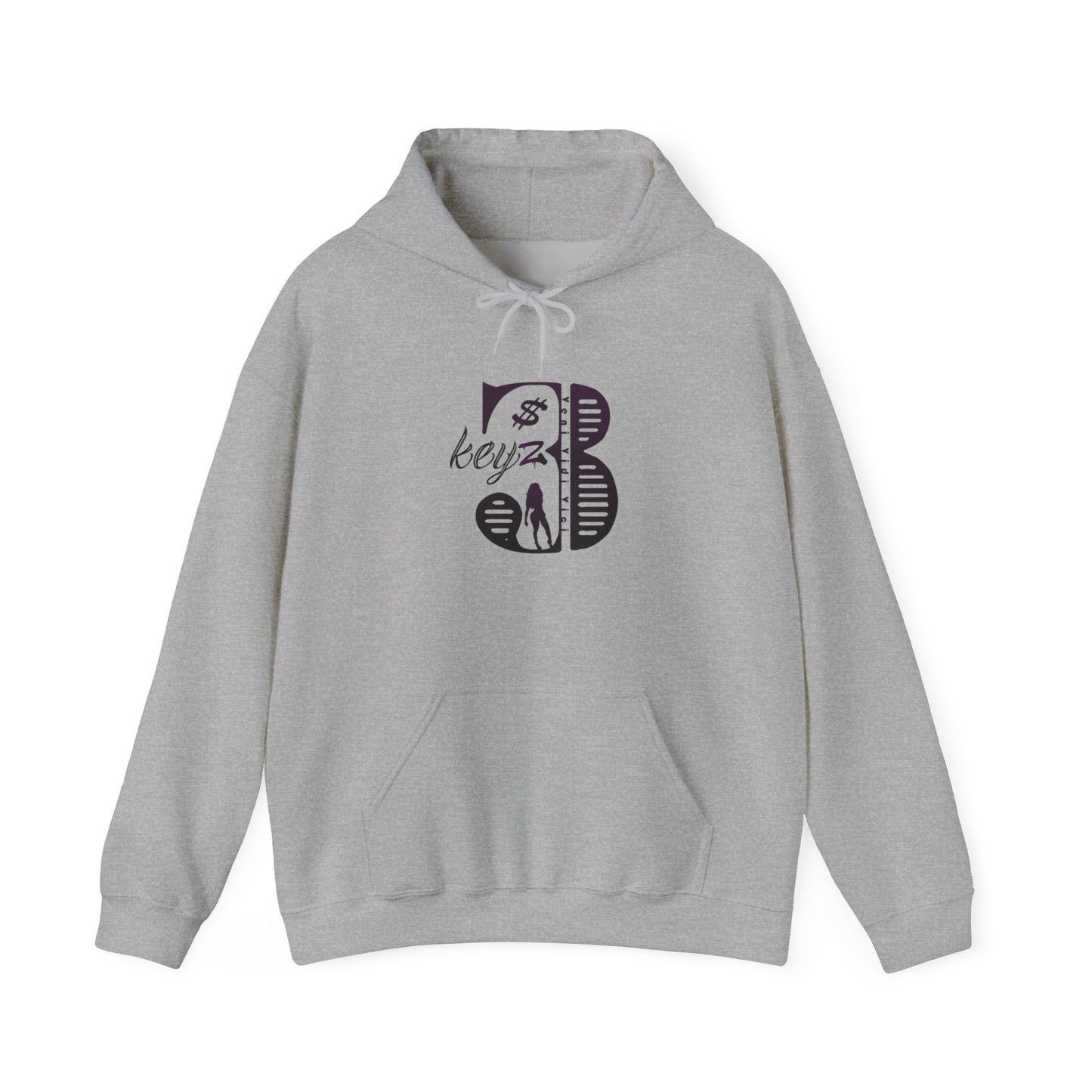 3Keyz Original Drip Unisex hoodie in Purple/Black