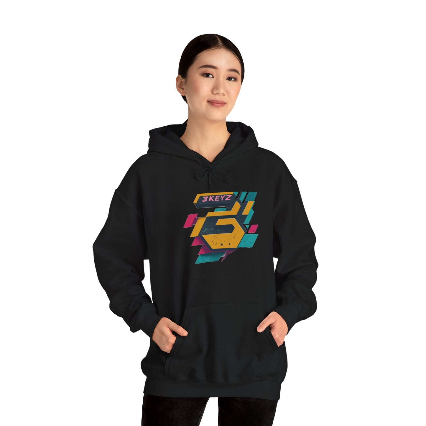 3keyz Big 3 Paint Splatter2 Hoodie