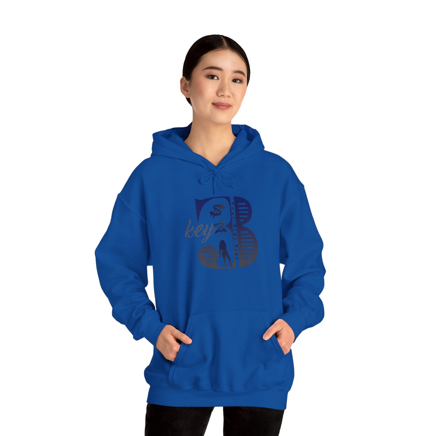 3keyz Original Drip Unisex Hoodie Blue/Grey