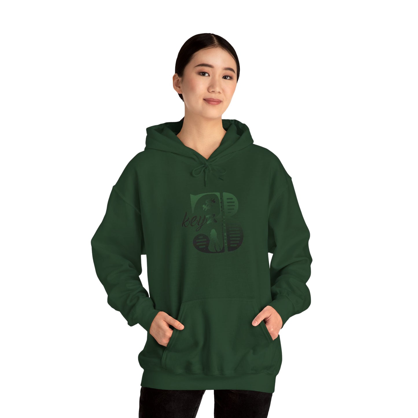 3Keyz Original Drip Unisex hoodie Green/Black