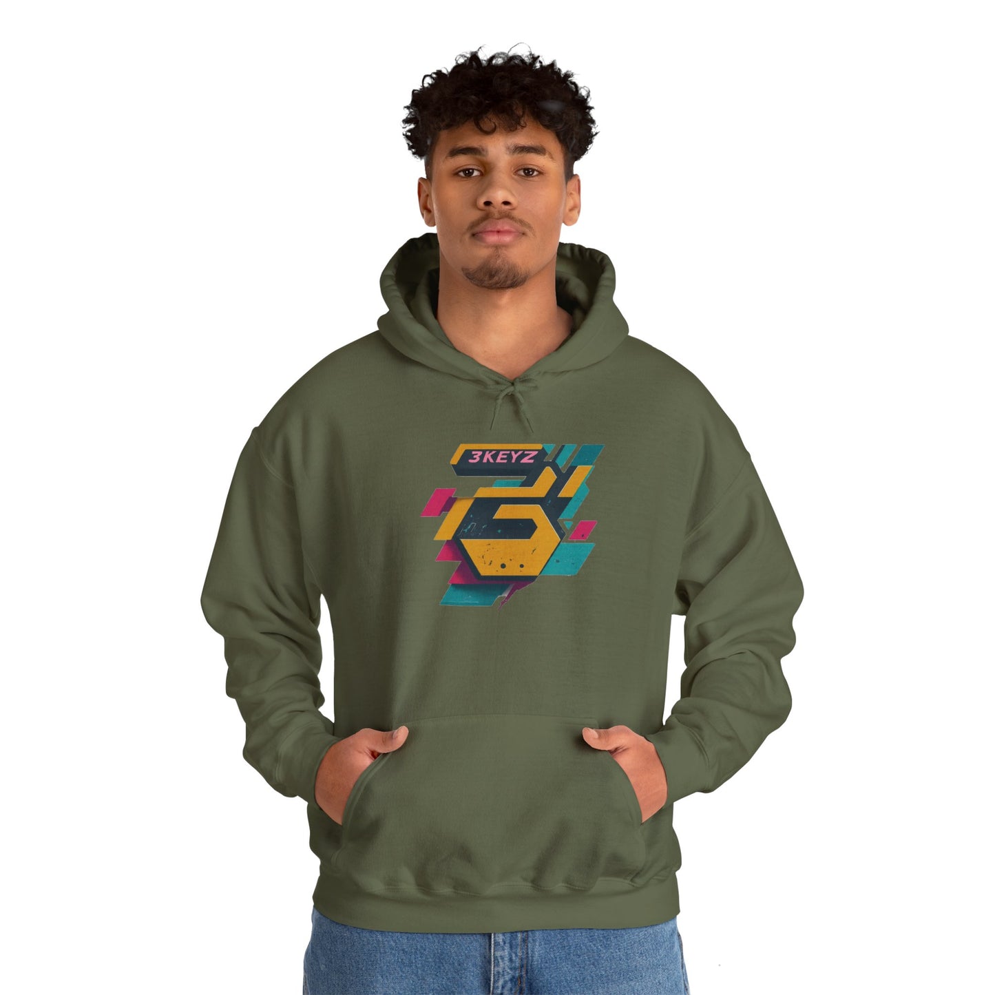 3keyz Big 3 Paint Splatter2 Hoodie