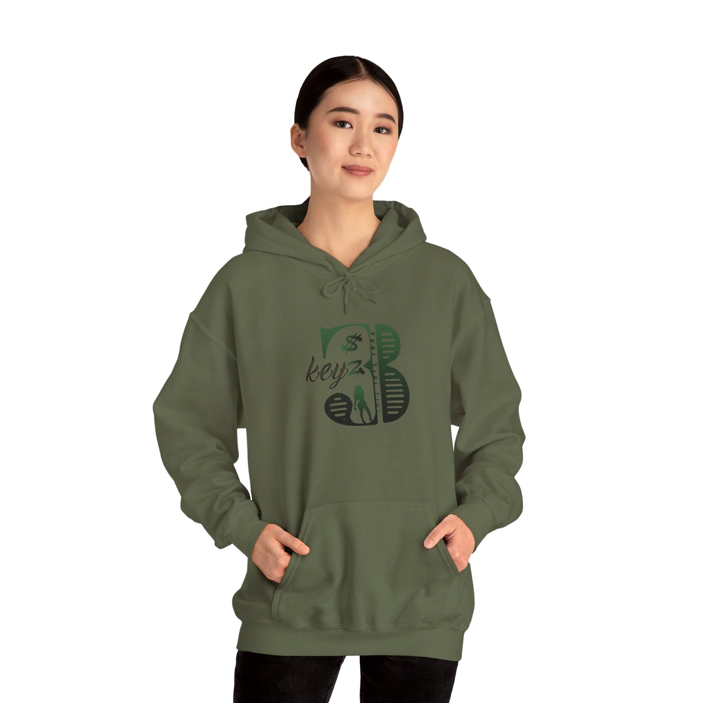 3Keyz Original Drip Unisex hoodie Green/Black