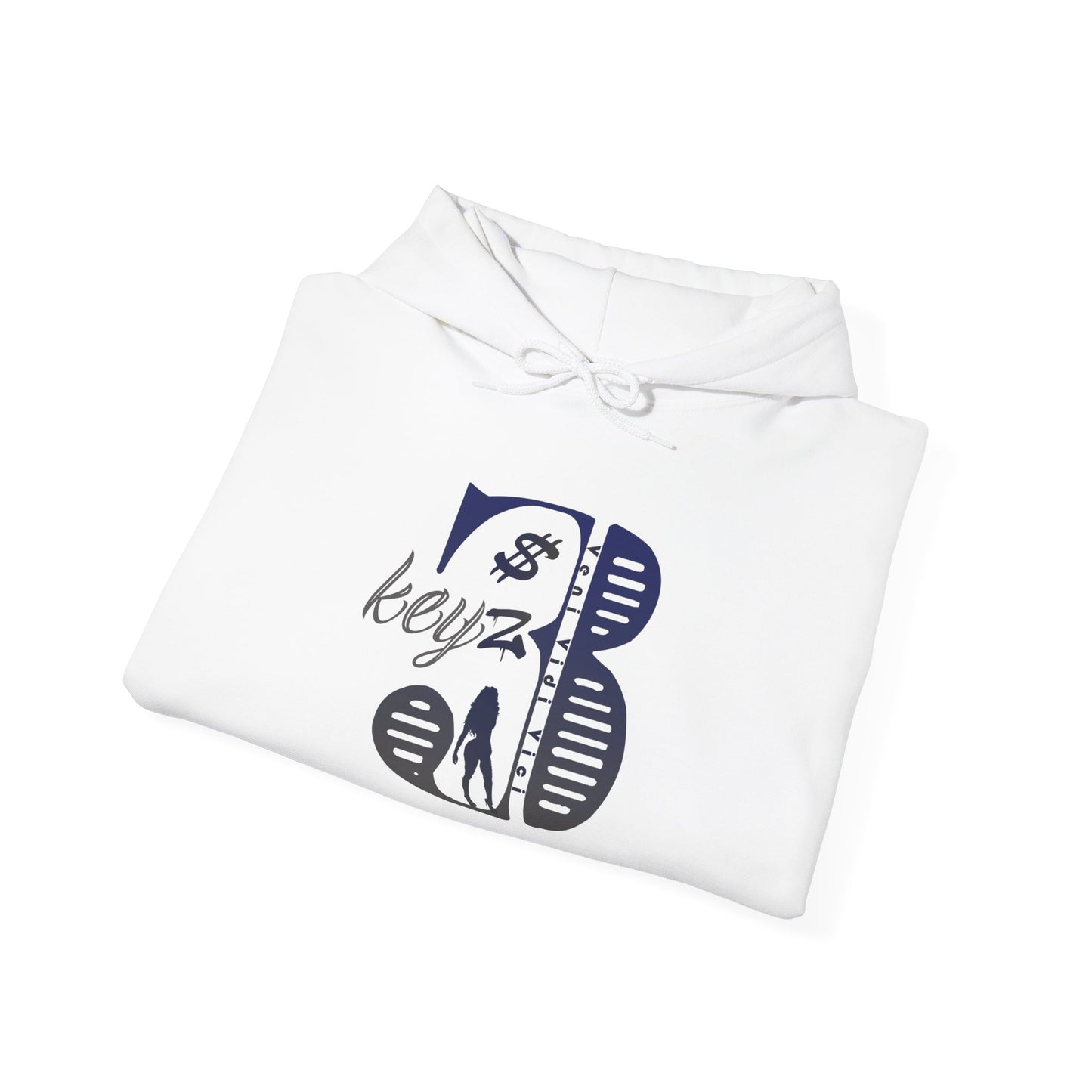 3keyz Original Drip Unisex Hoodie Blue/Grey