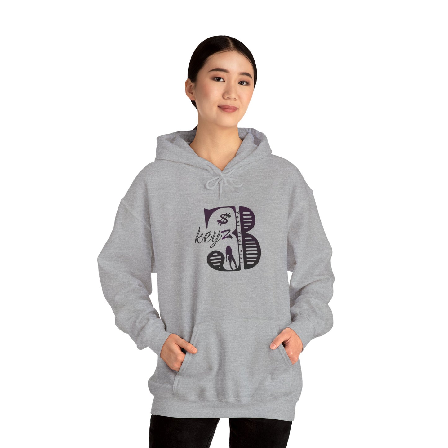 3Keyz Original Drip Unisex hoodie in Purple/Black