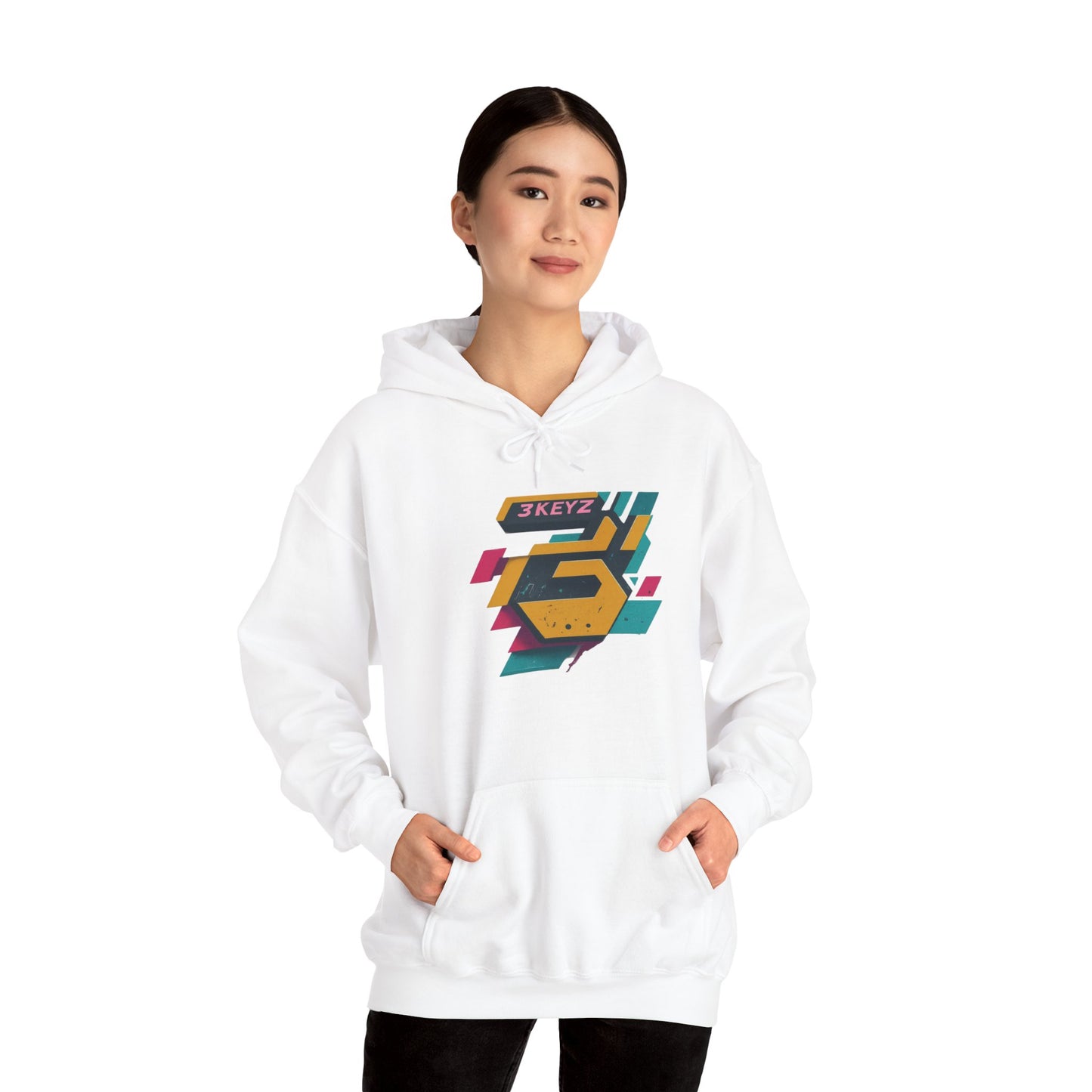 3keyz Big 3 Paint Splatter2 Hoodie