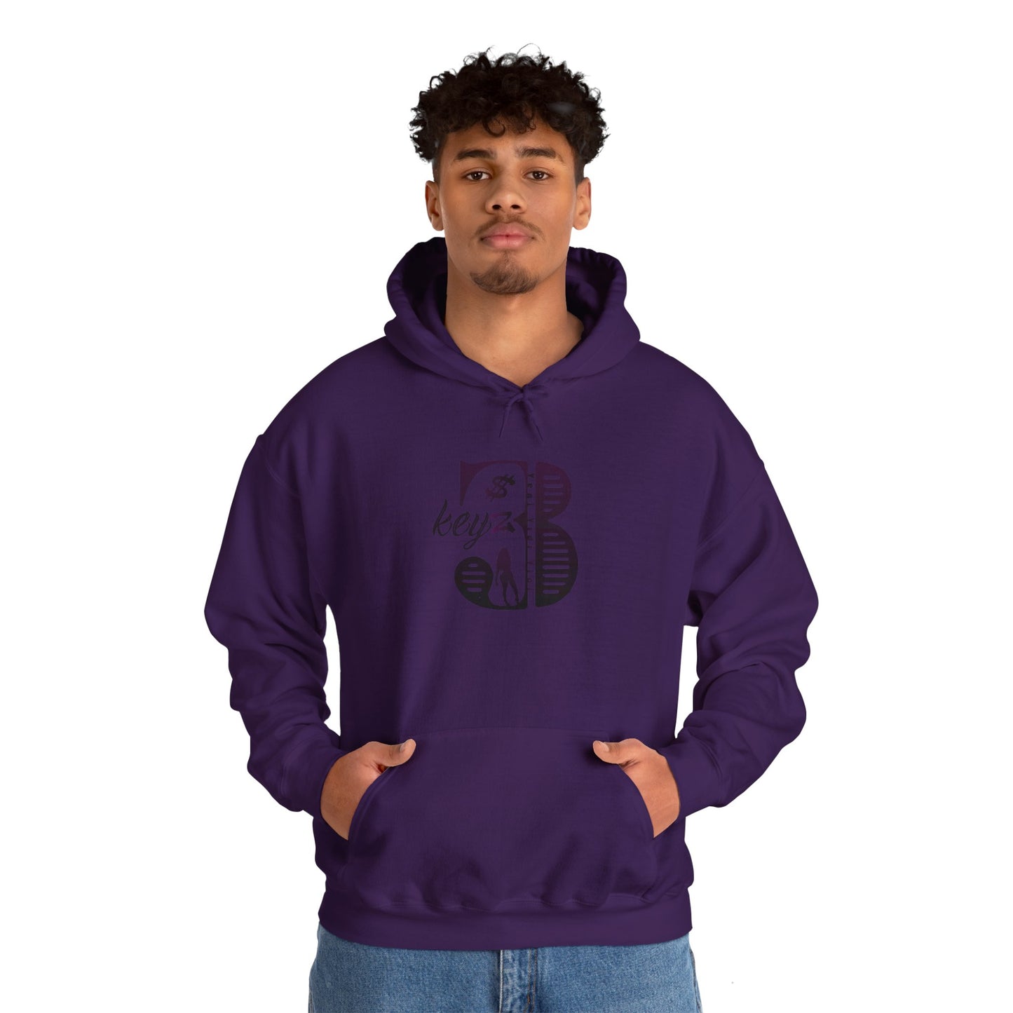 3Keyz Original Drip Unisex hoodie in Purple/Black