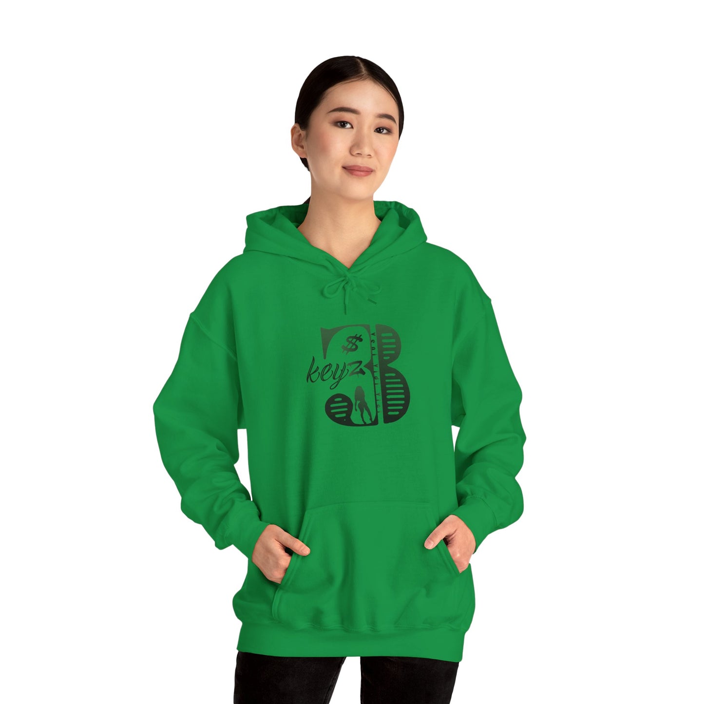 3Keyz Original Drip Unisex hoodie Green/Black